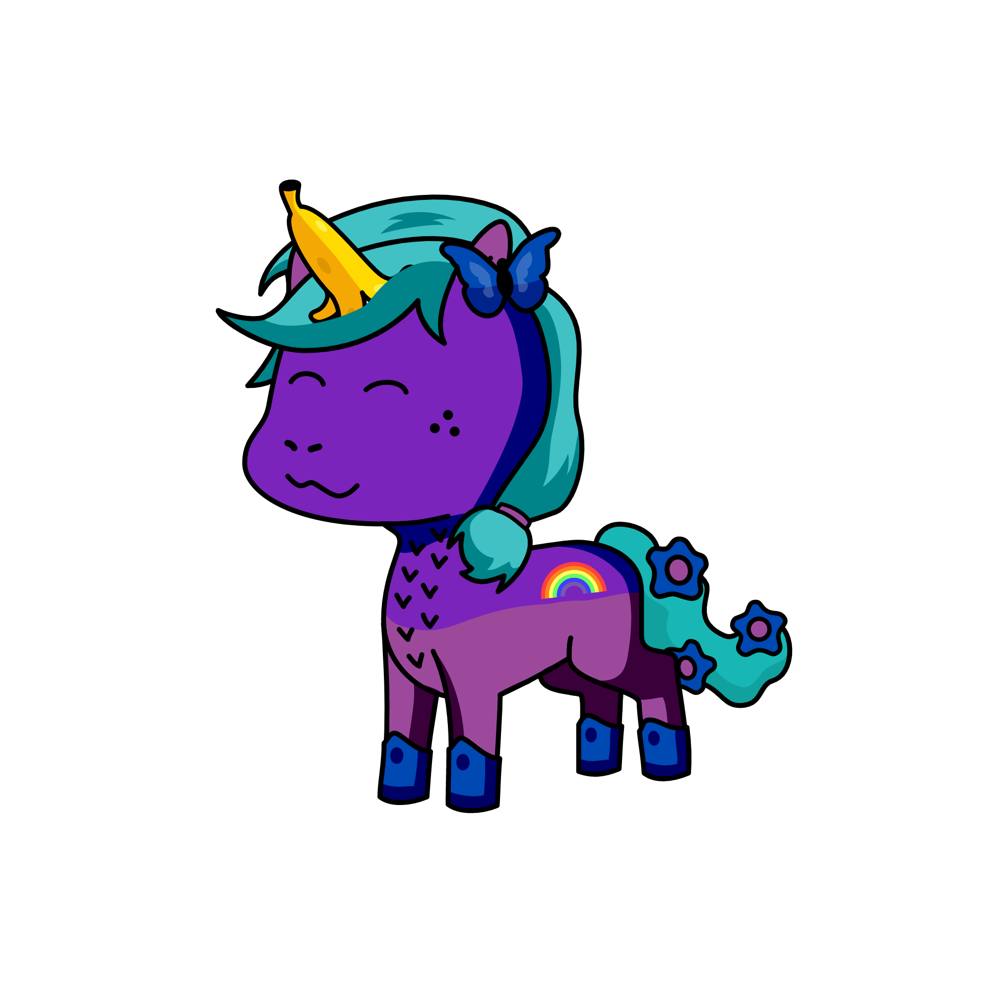 How did I get banana horn?!?! THAT IS NOT AN OPTION... I DID RANDOM UNICORN!!, the unicorn
