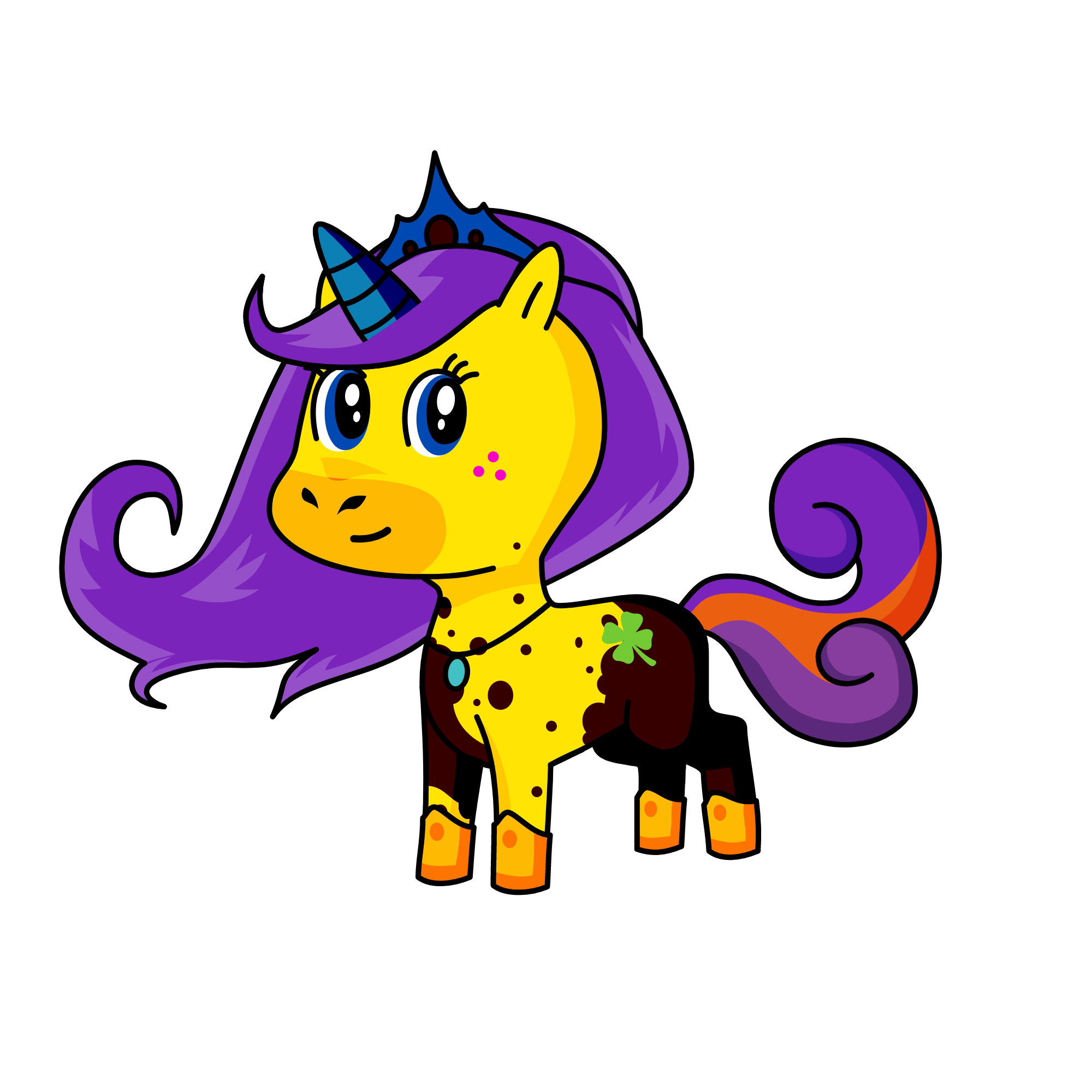 Clover, the unicorn