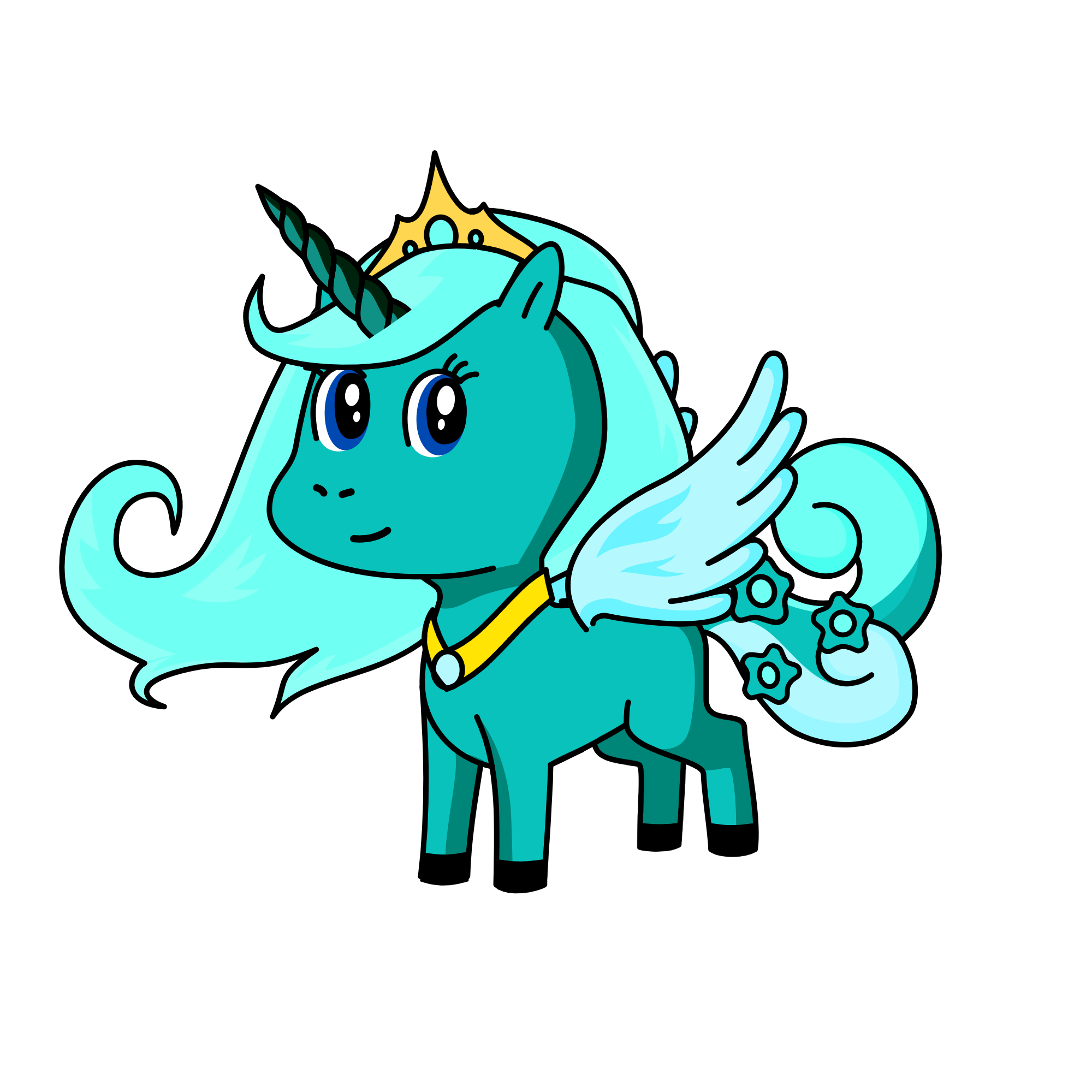 tealana, the unicorn