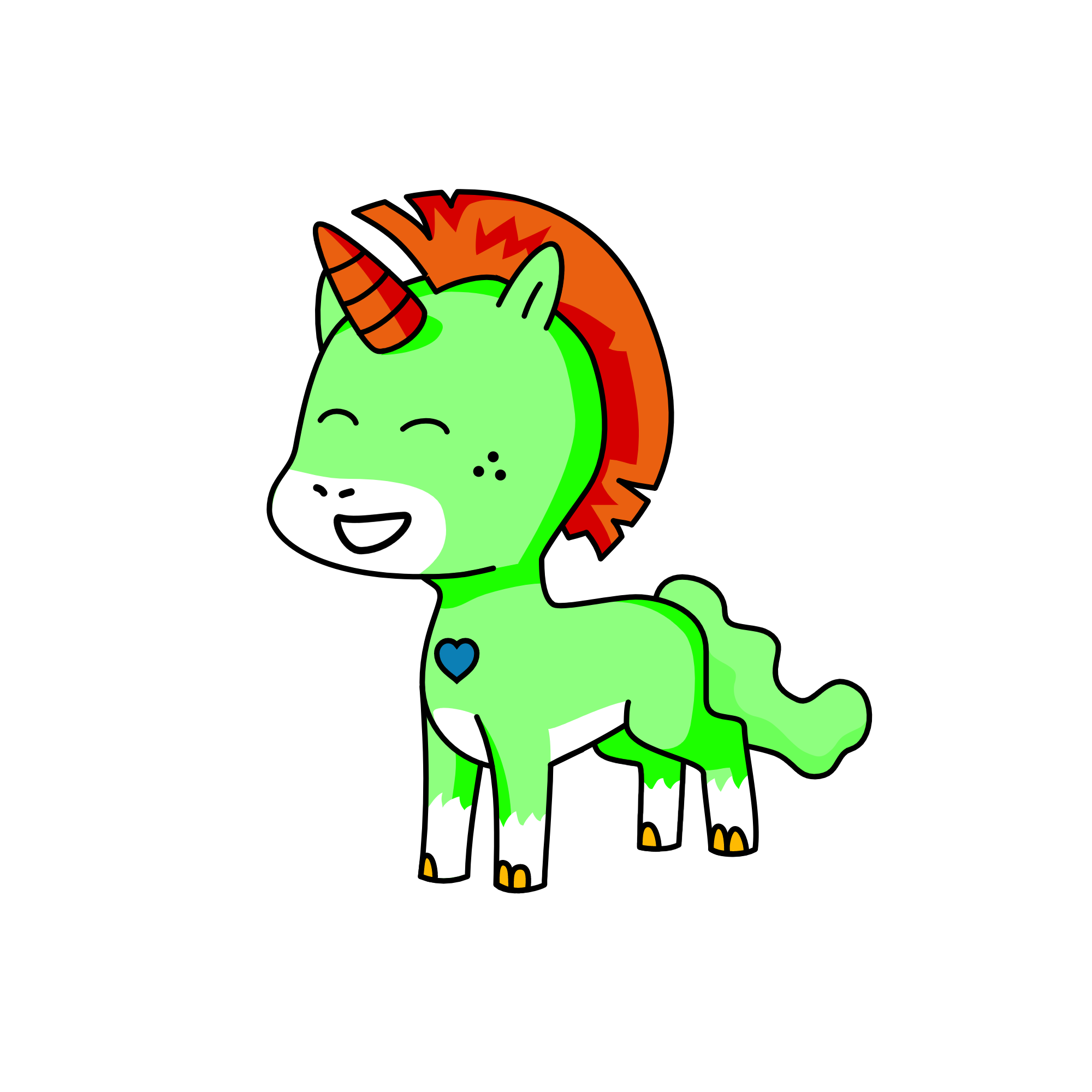 false laugh , the unicorn