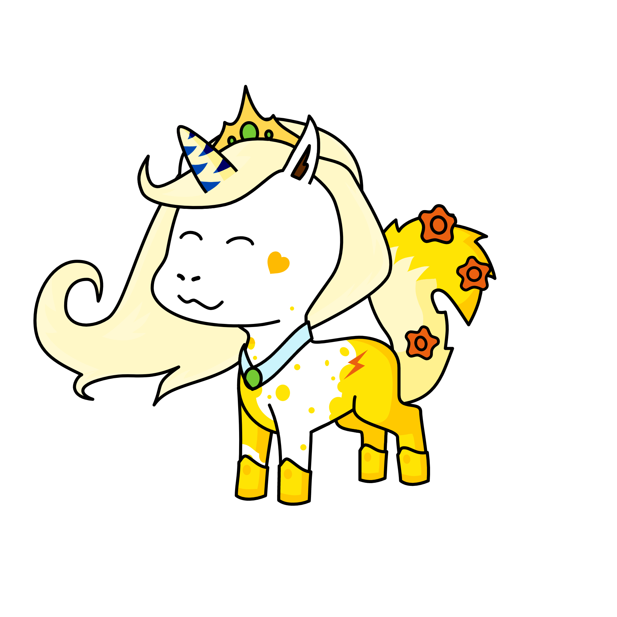 Stardust, the unicorn
