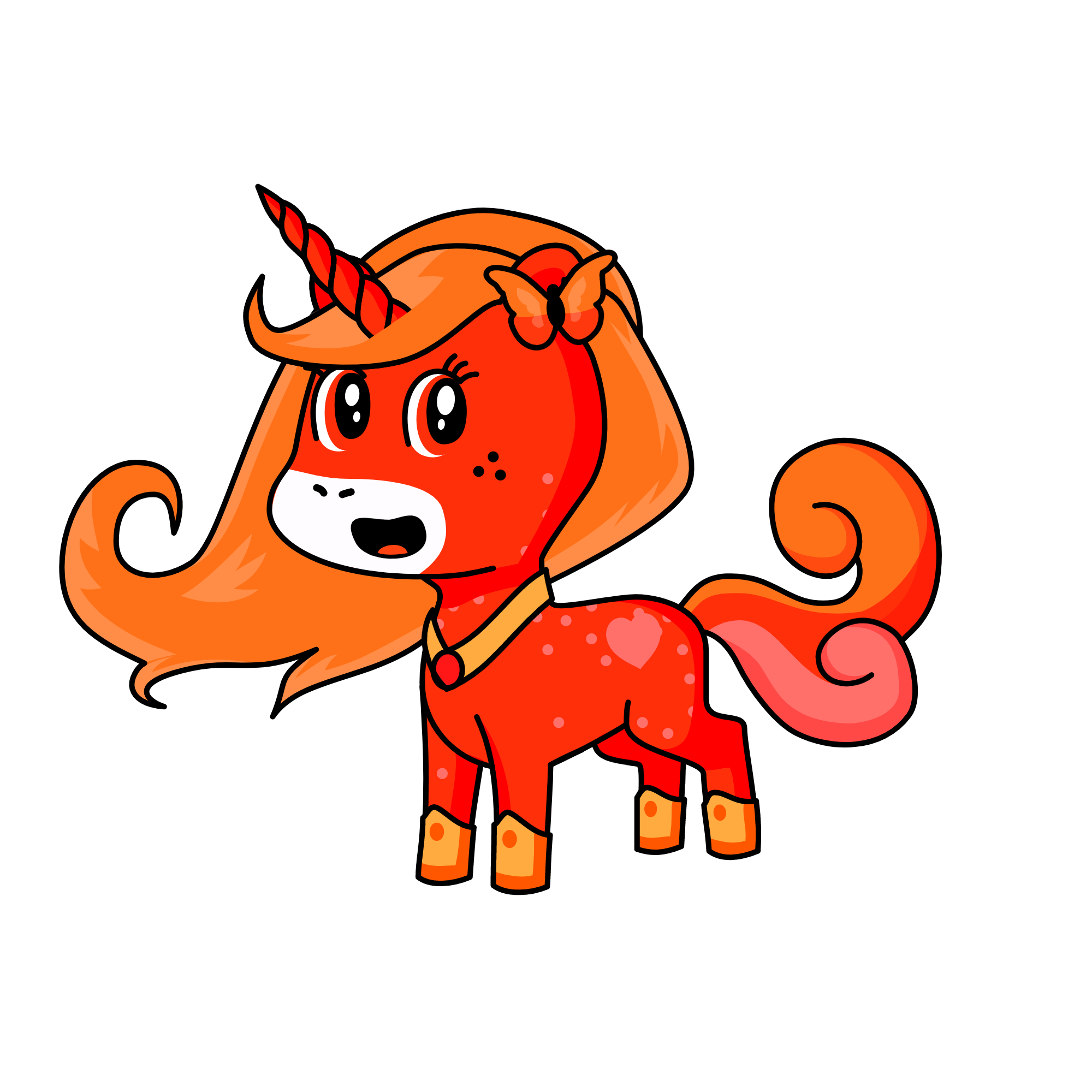 fire, the unicorn