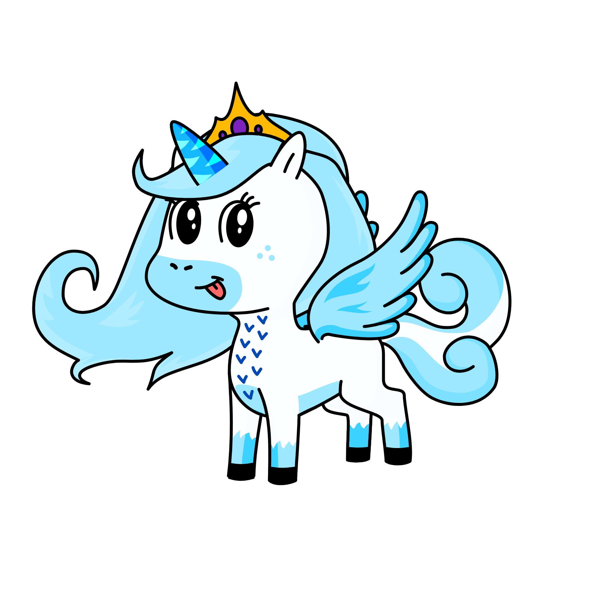 Snowy, the unicorn