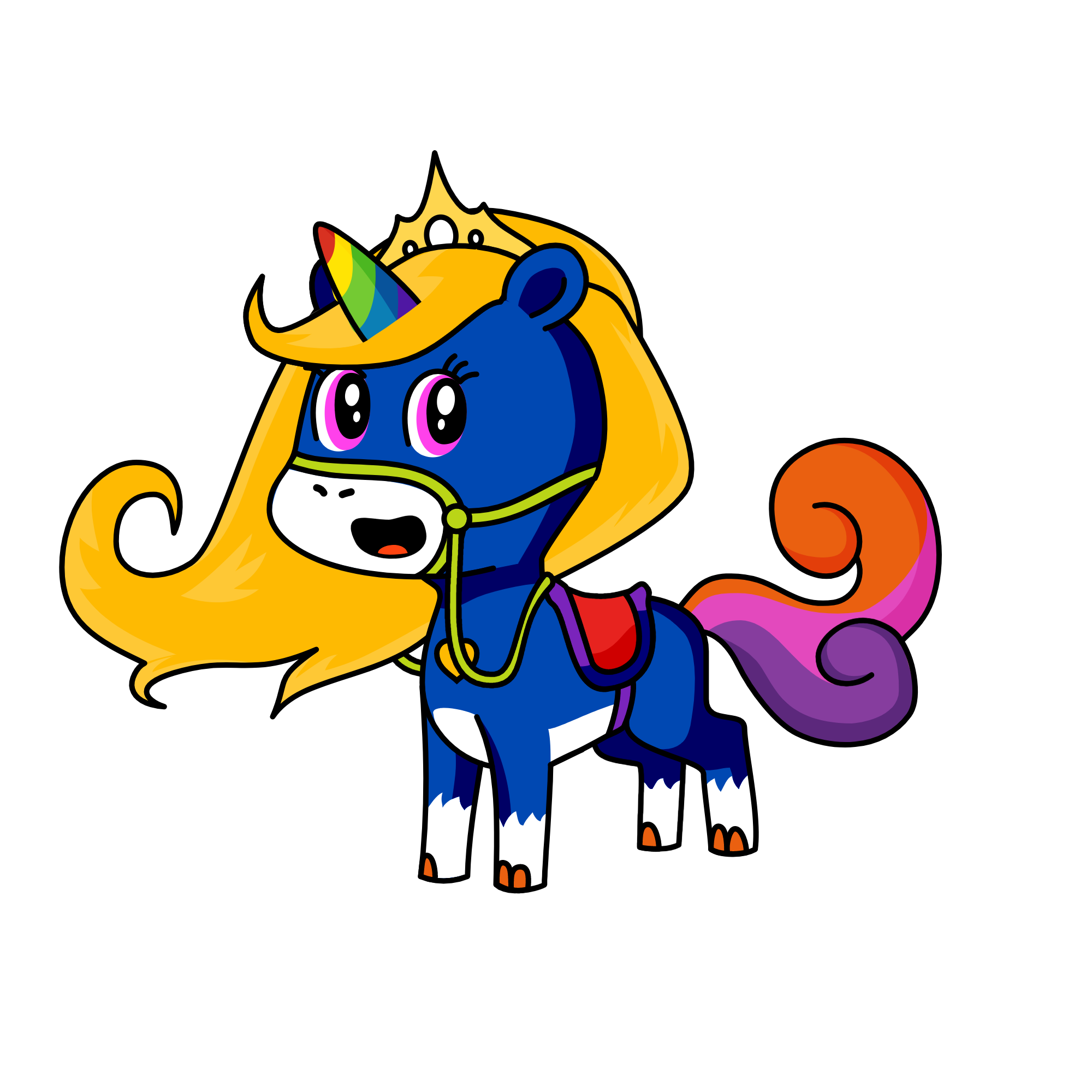 flower, the unicorn