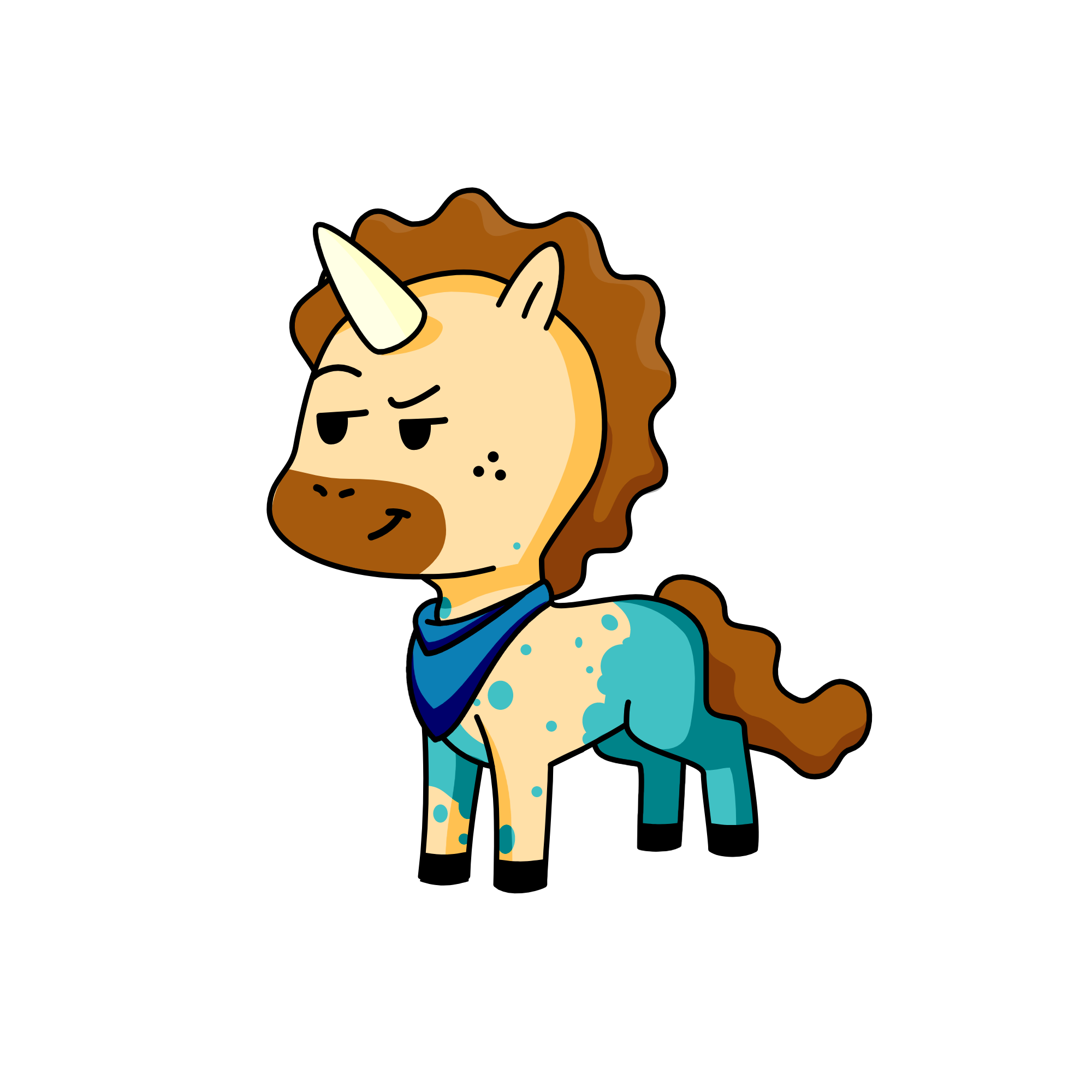 Bob Ross, the unicorn