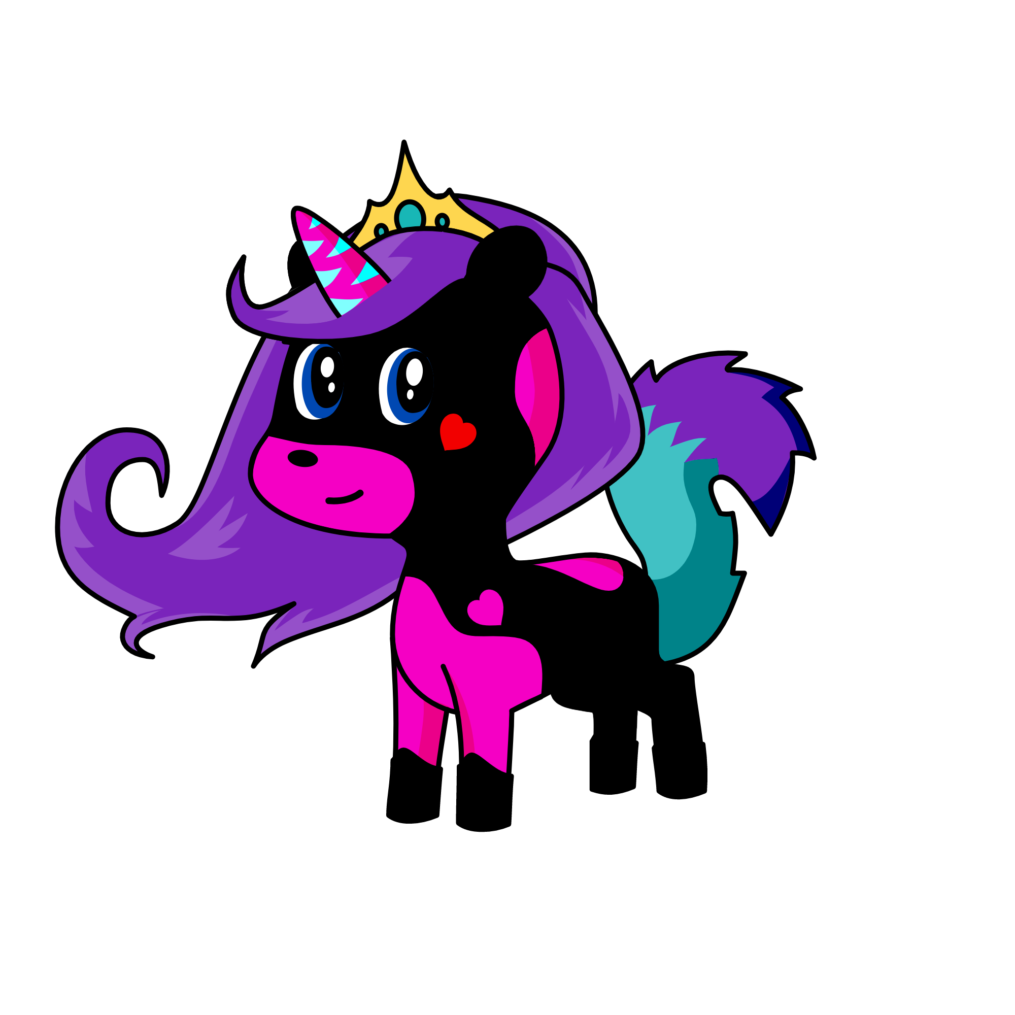 Queen, the unicorn