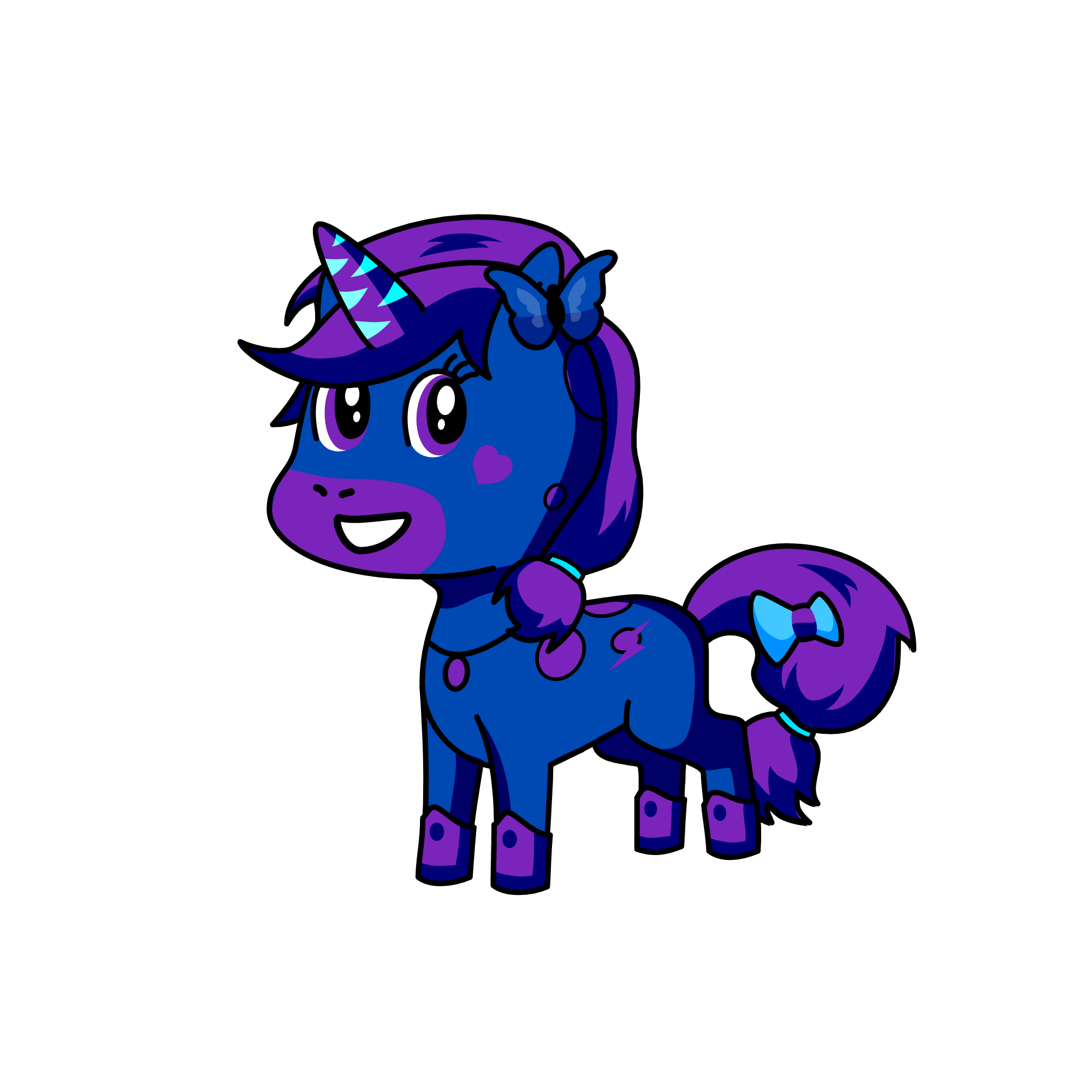 purplue, the unicorn
