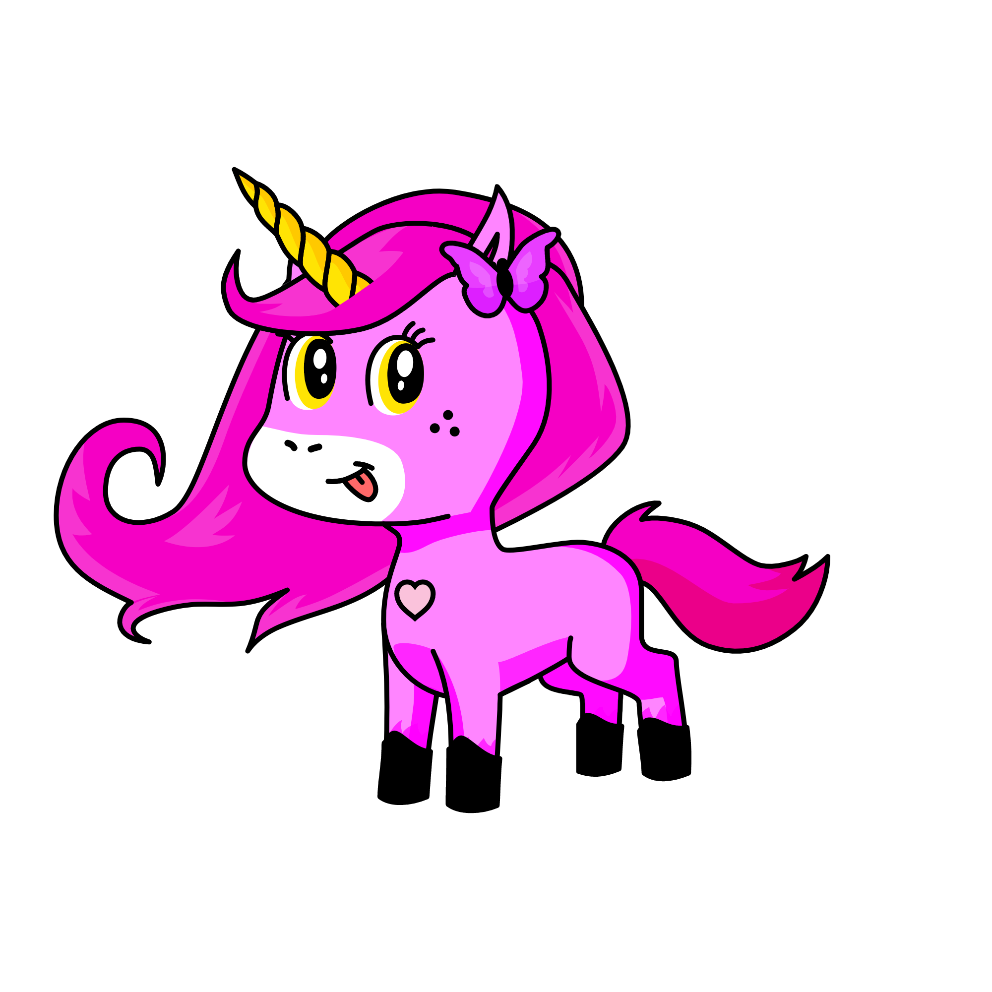 Mina, the unicorn