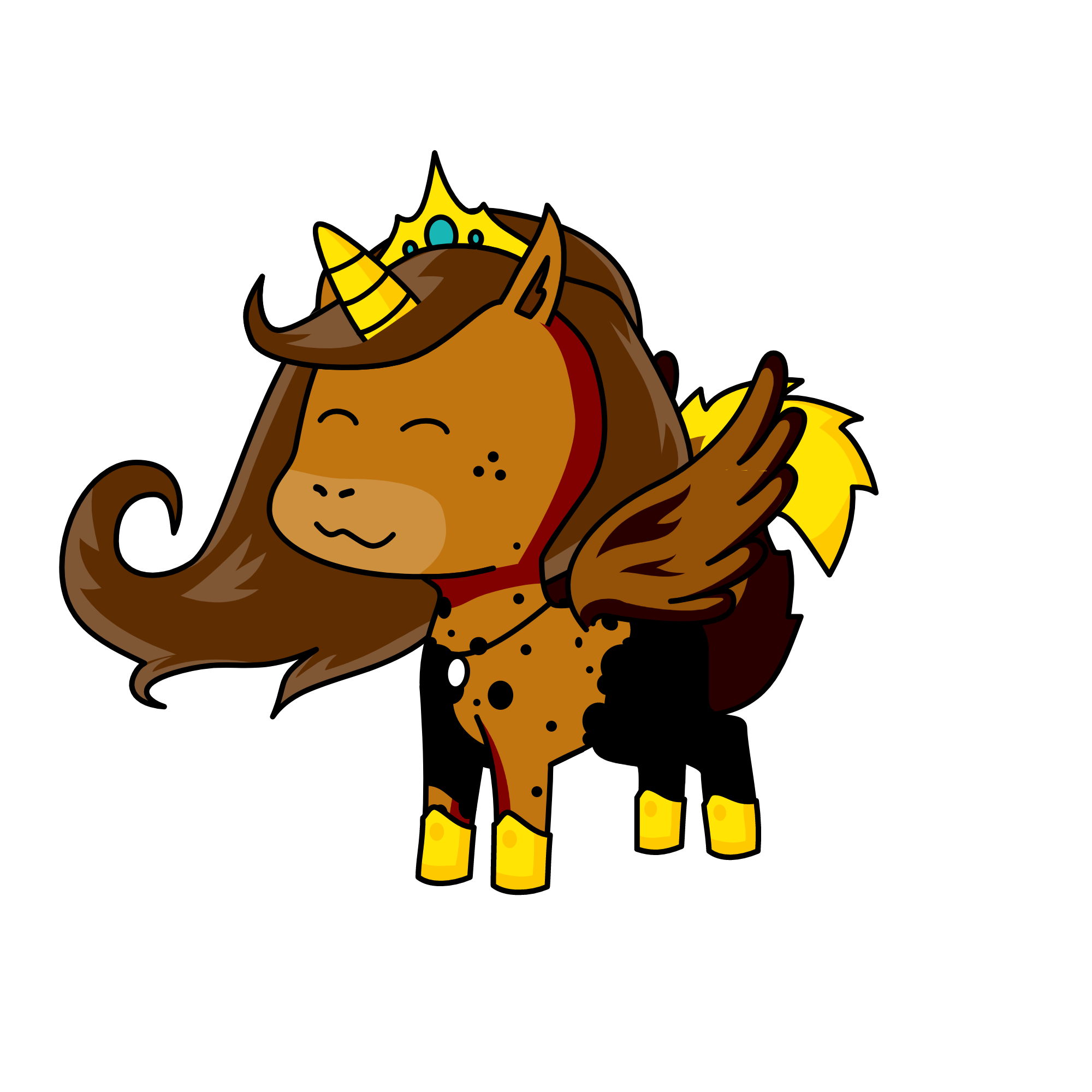 Oak, the unicorn