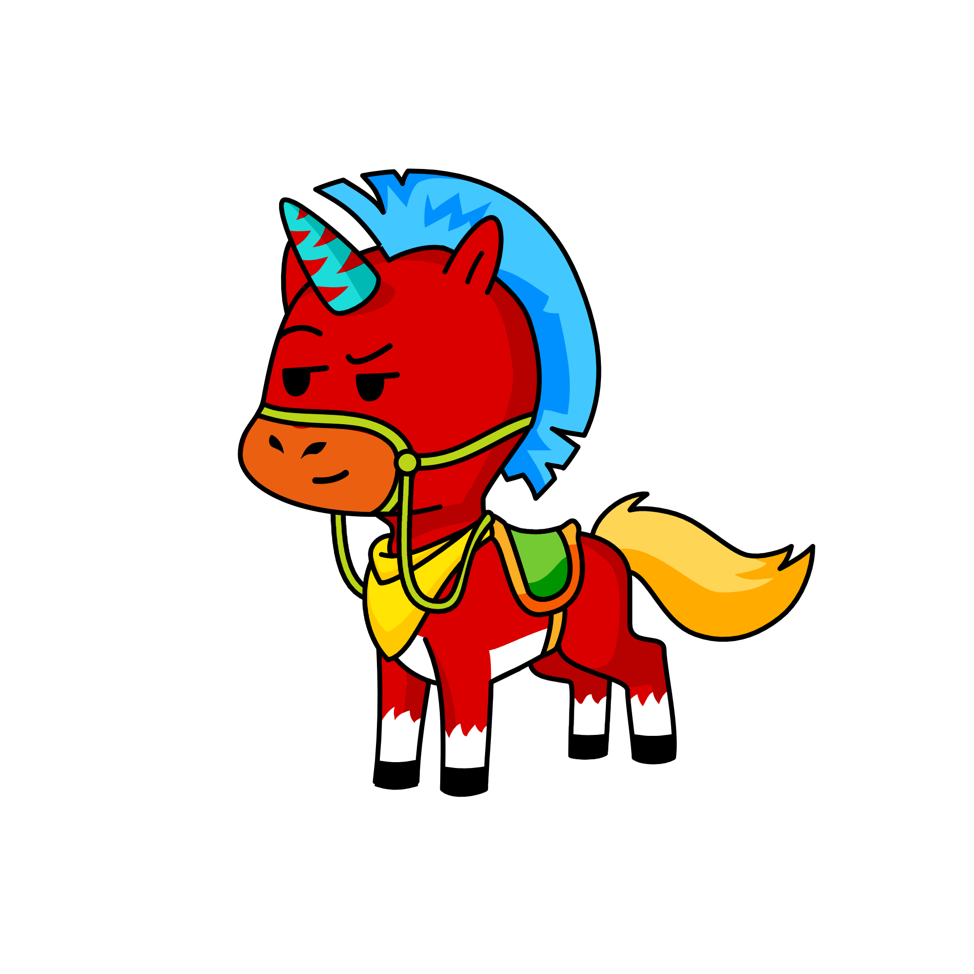 Spike, the unicorn