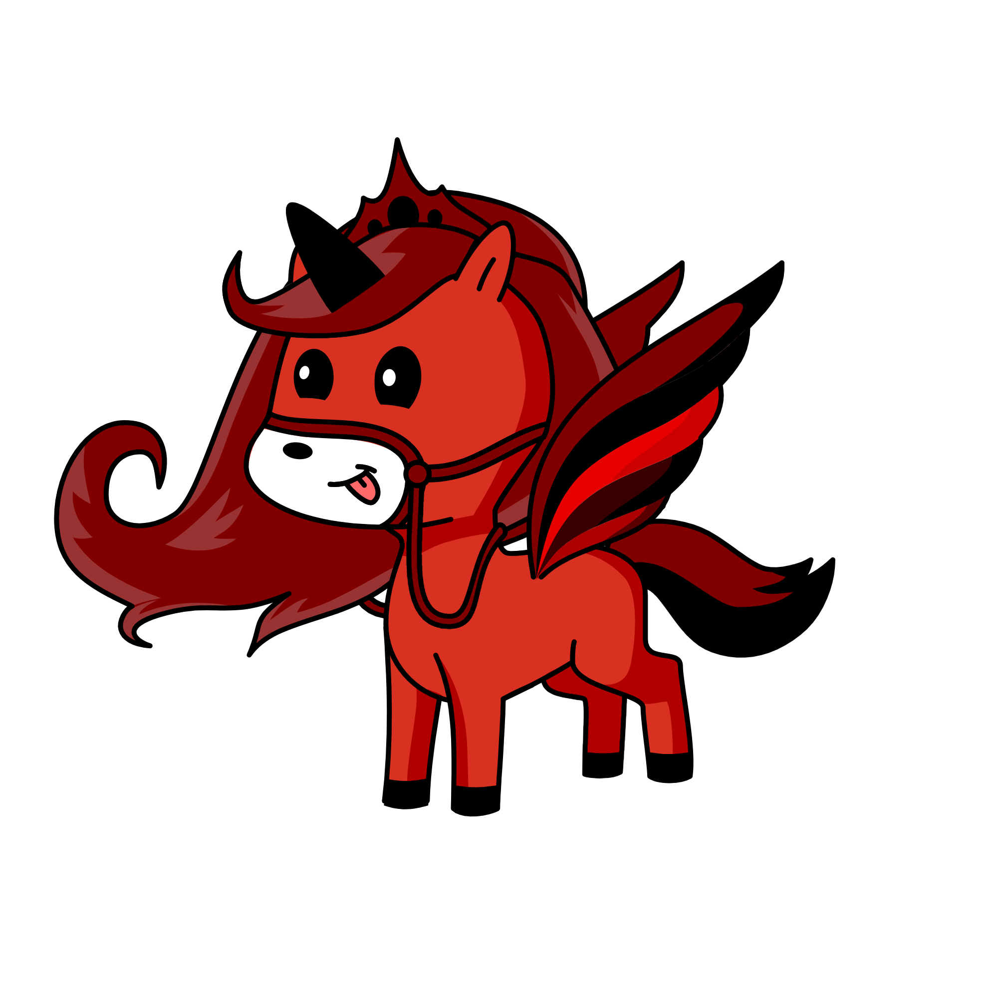 cute unicorn demon, the unicorn