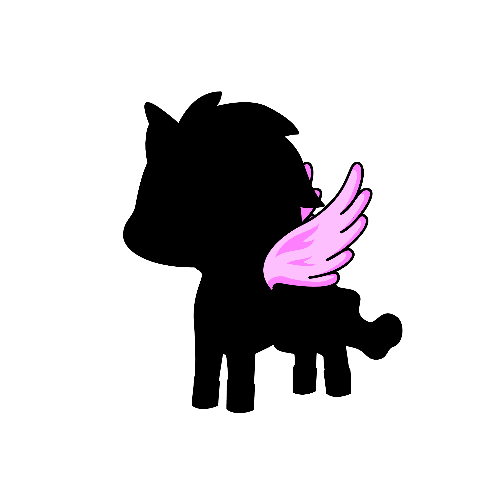 oh! my wings, i got them by going to the about page and scrolling all the way down. i found a wing icon. if you click on it you will get wings! good luck pegisus friends, goodluck, the unicorn