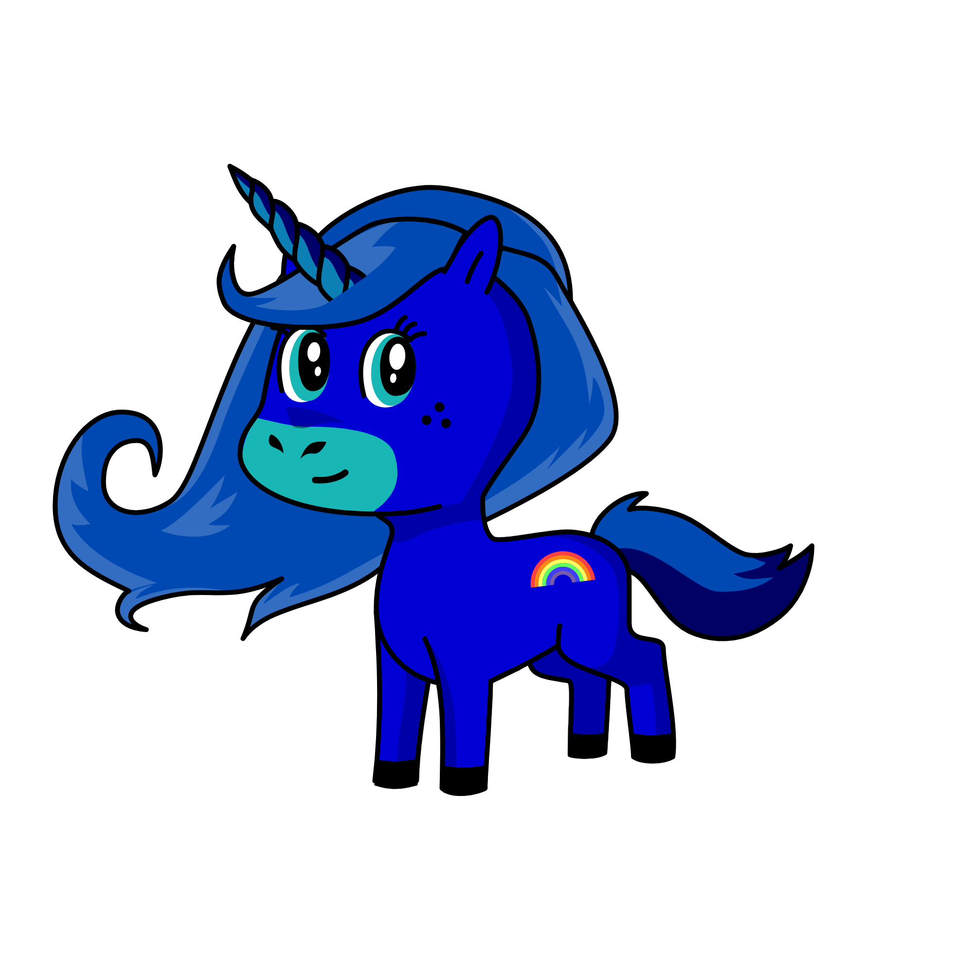 magic moonbow, the unicorn