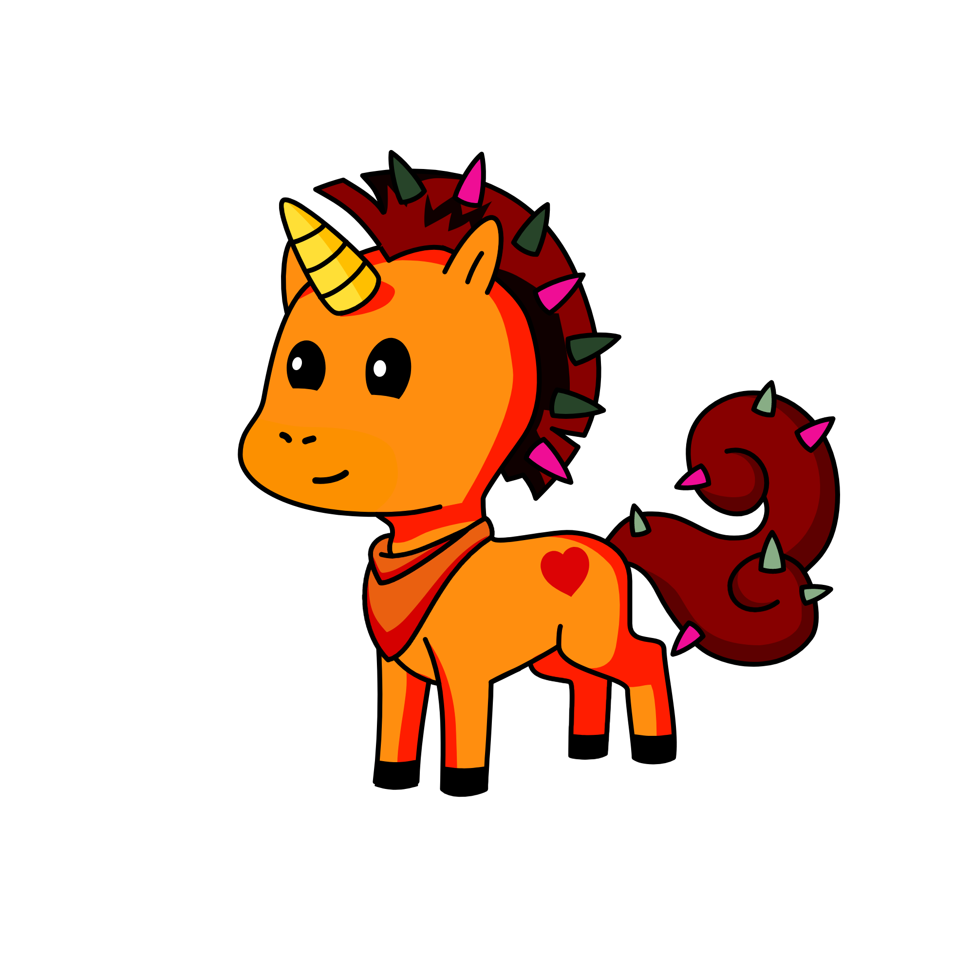 punk, the unicorn