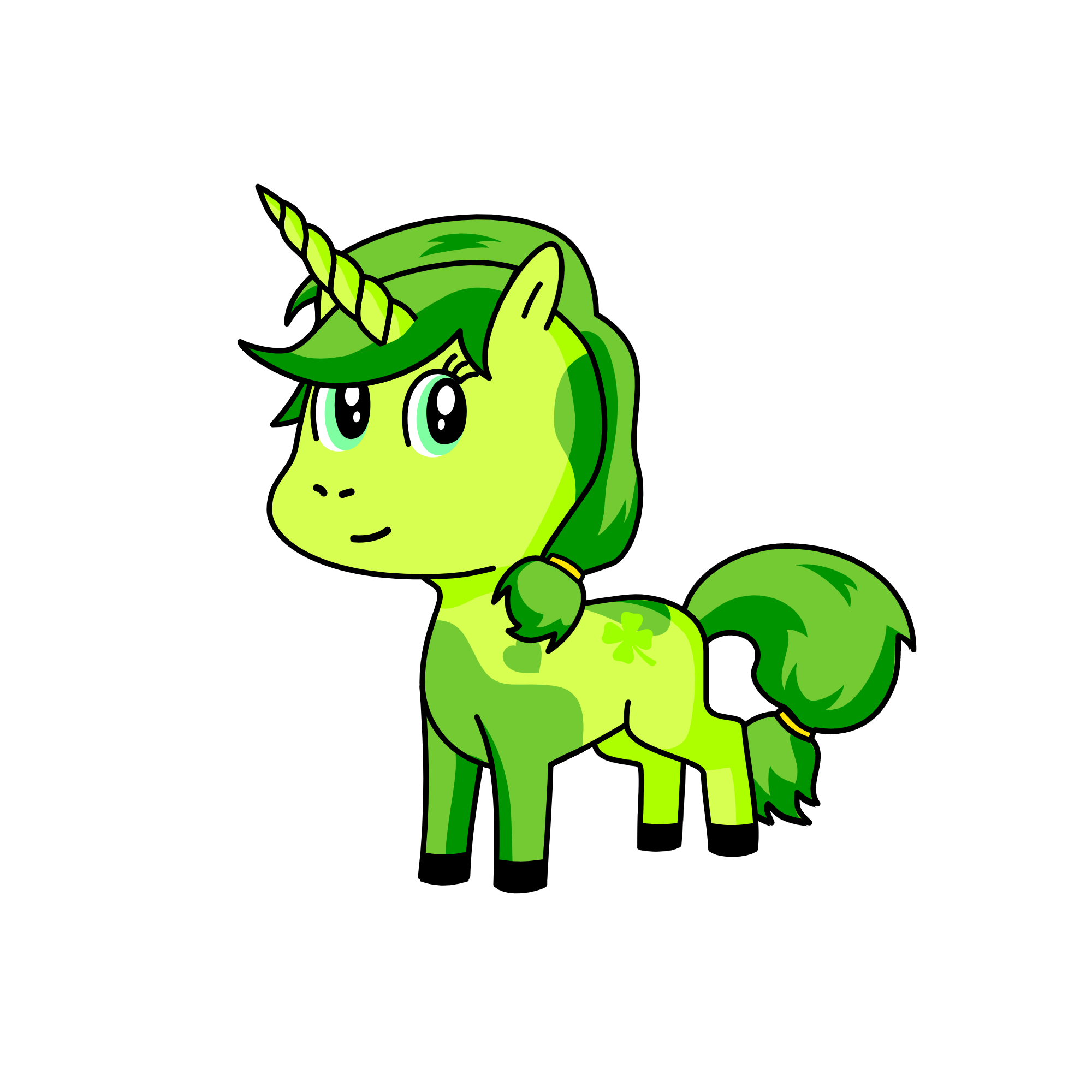 greentu, the unicorn