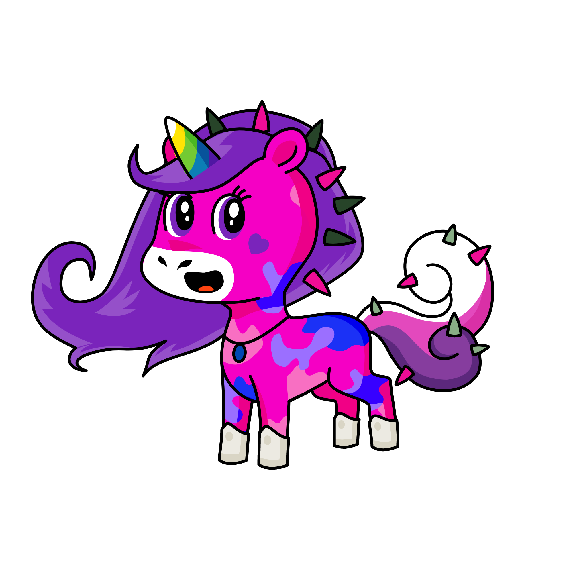 H, the unicorn
