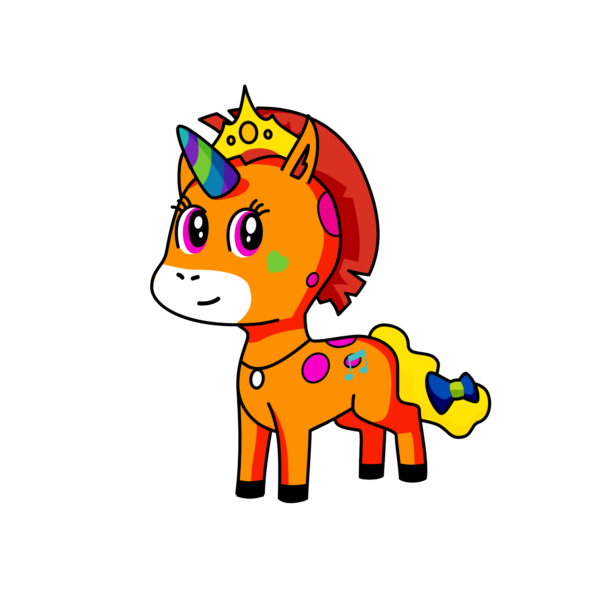 Zeolebiea, the unicorn
