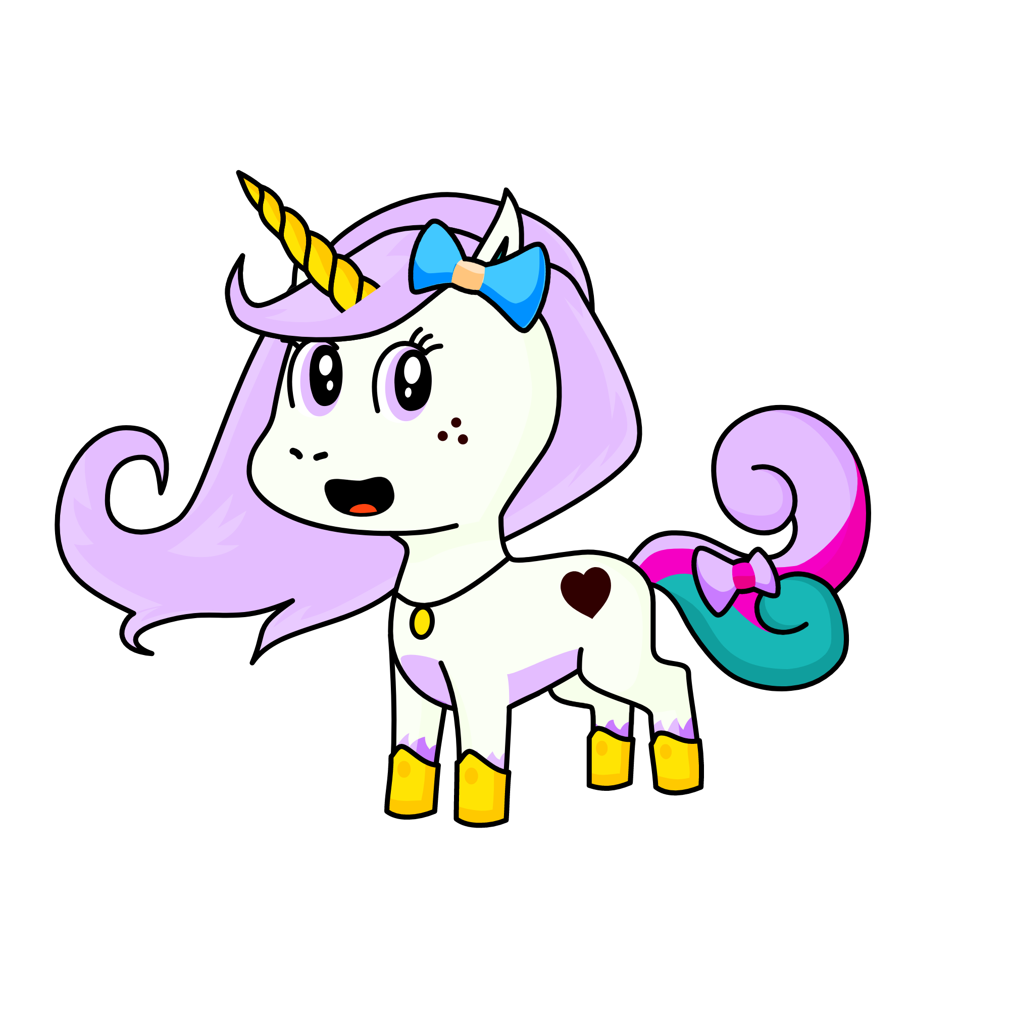 fluffy, the unicorn