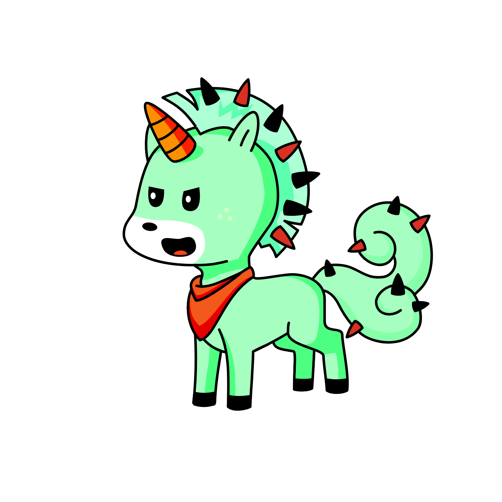 mint, the unicorn