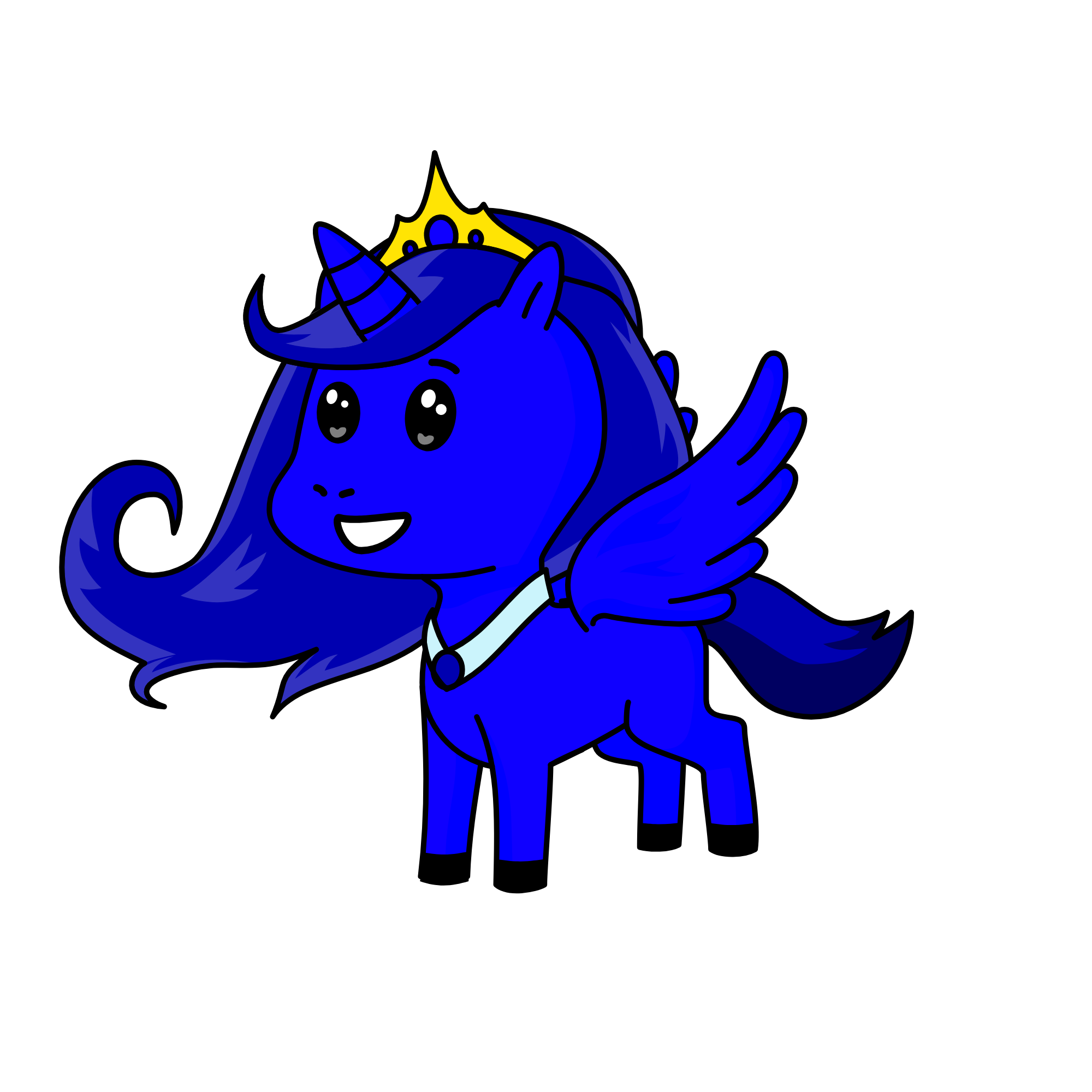 Princess Luna, the unicorn