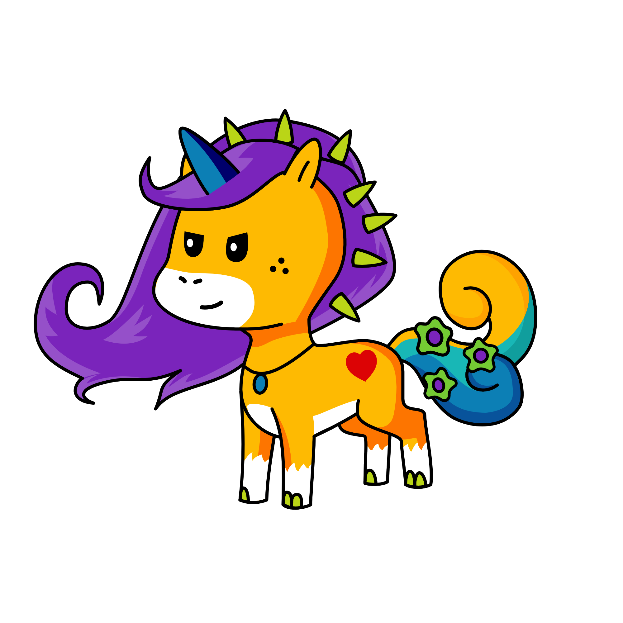 qwertyuiop, the unicorn