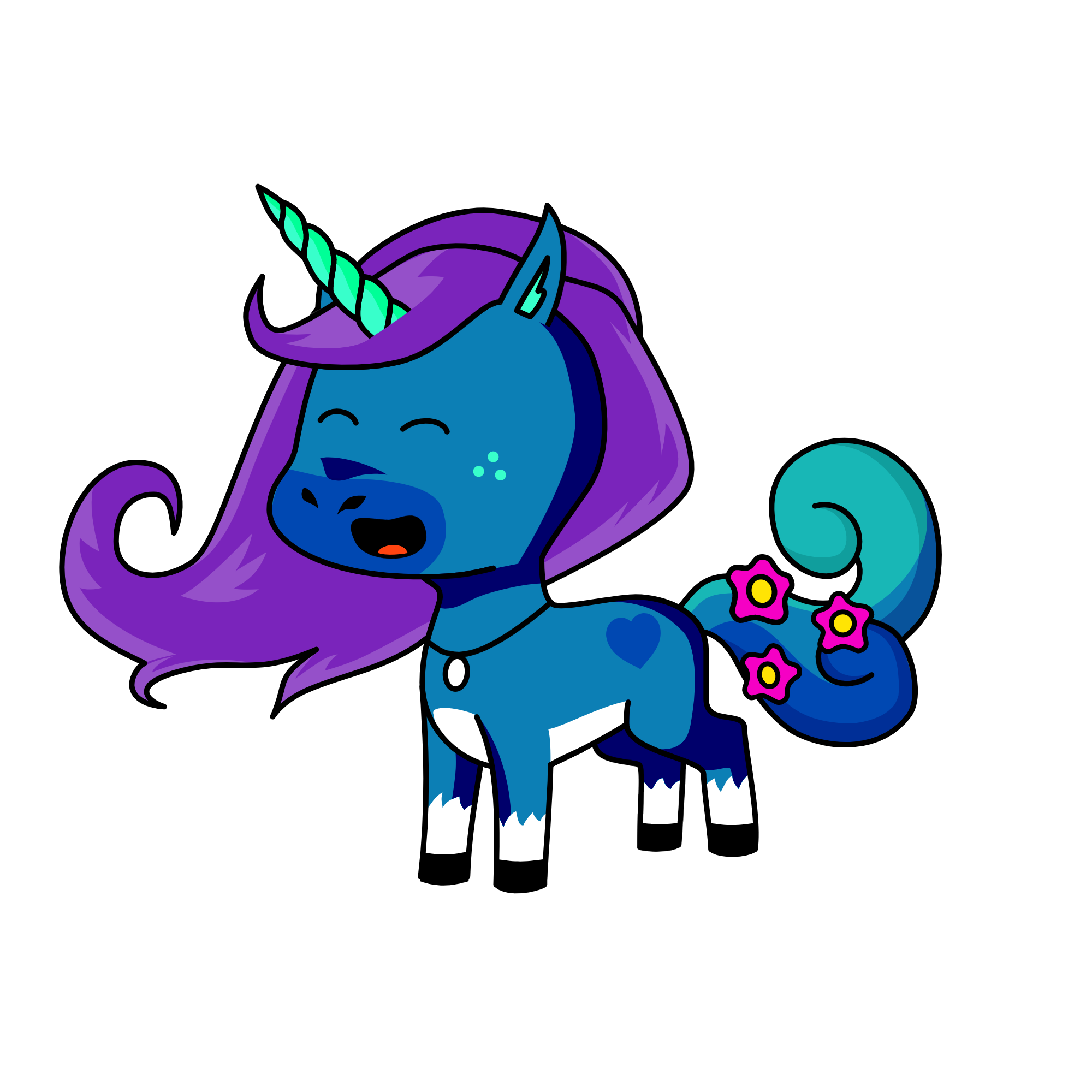 PINKY, the unicorn