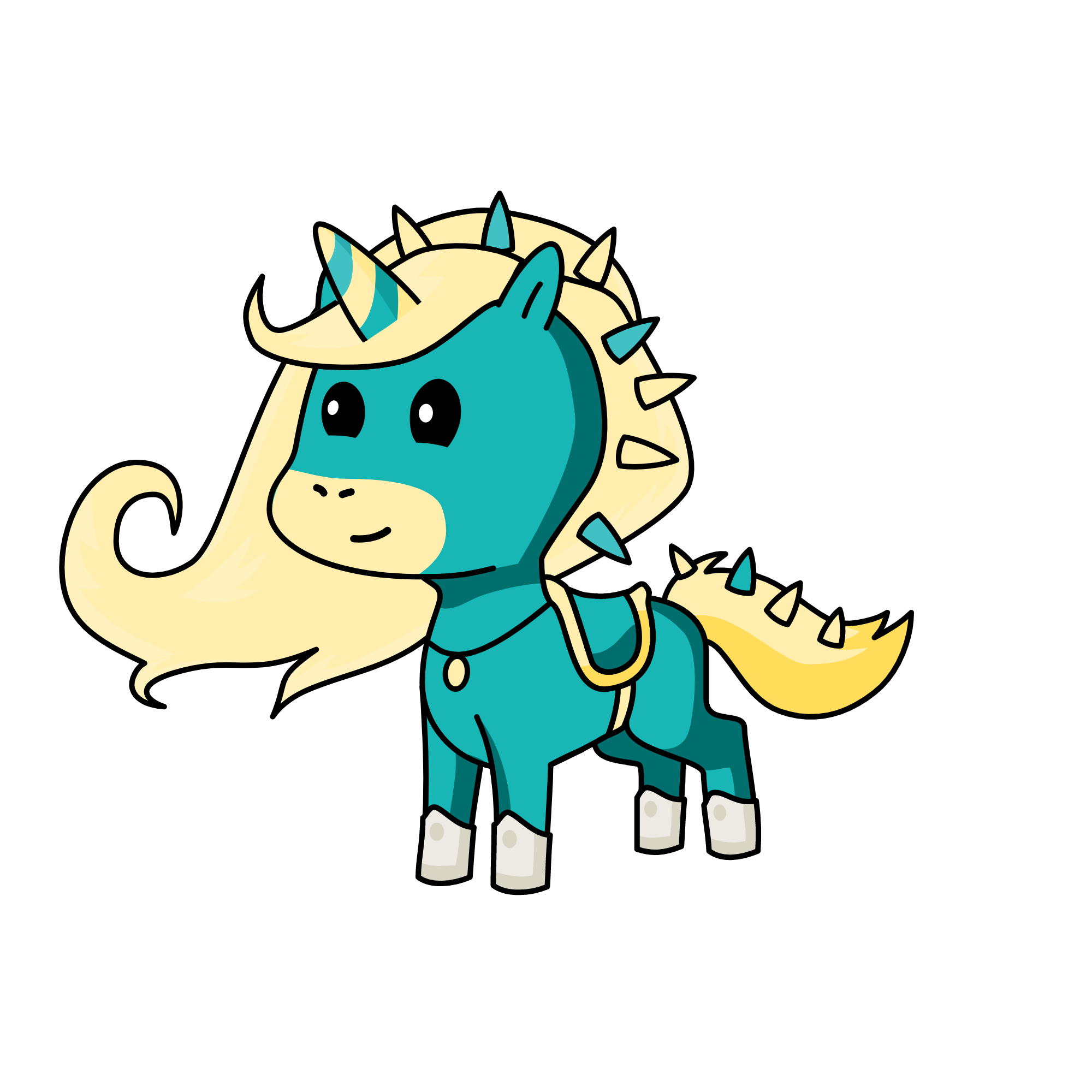 spikly, the unicorn