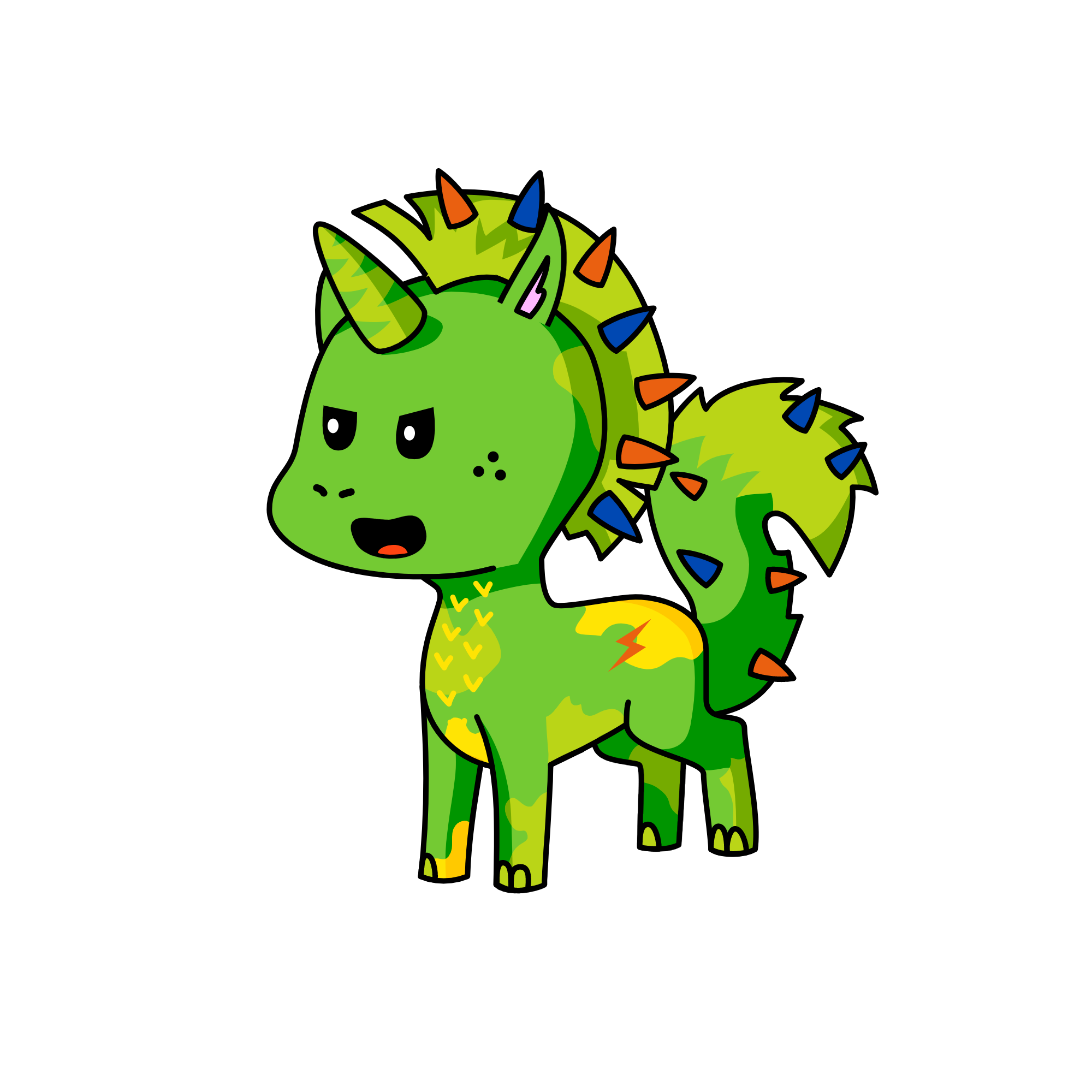 dinocorn, the unicorn