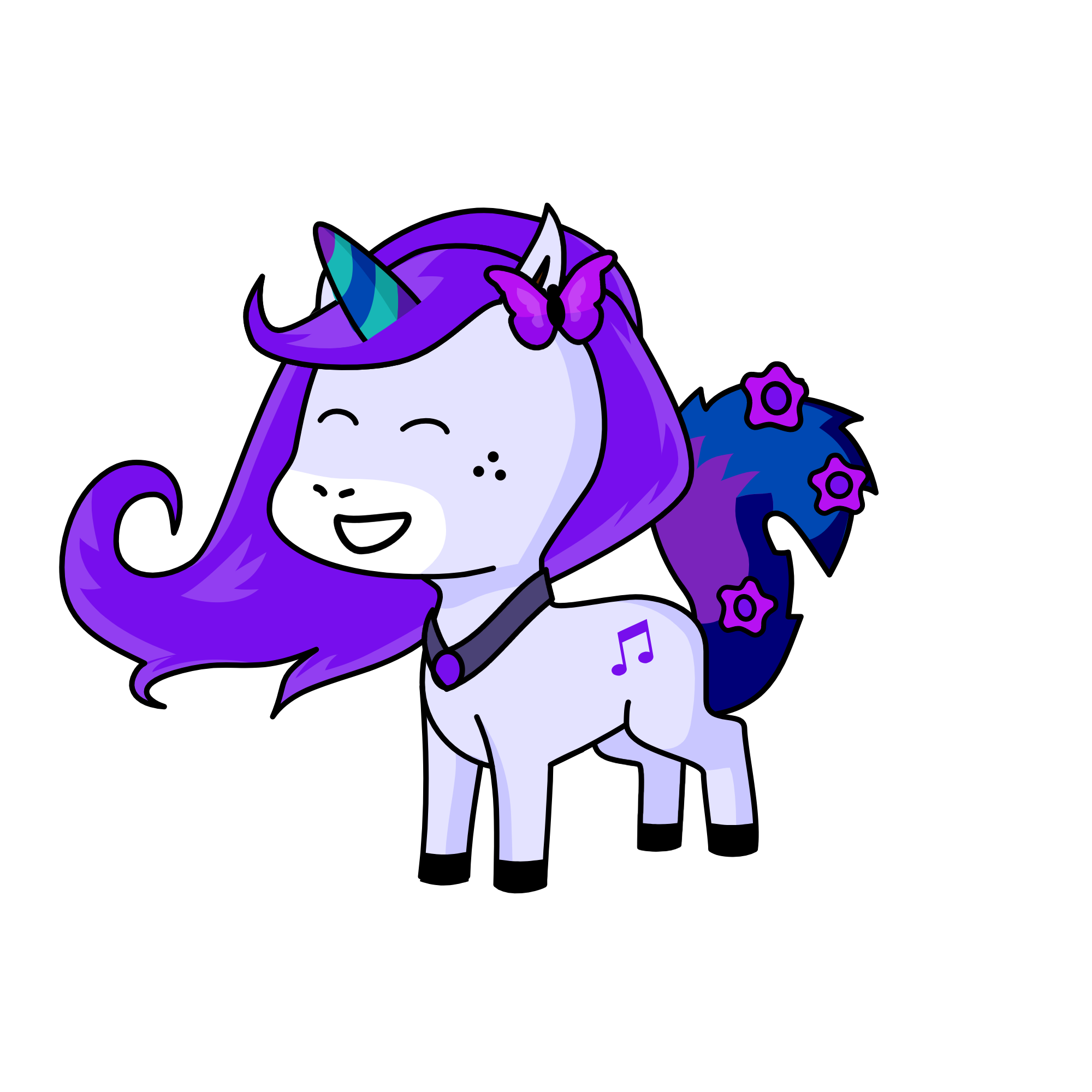 Victoria violet :3, the unicorn