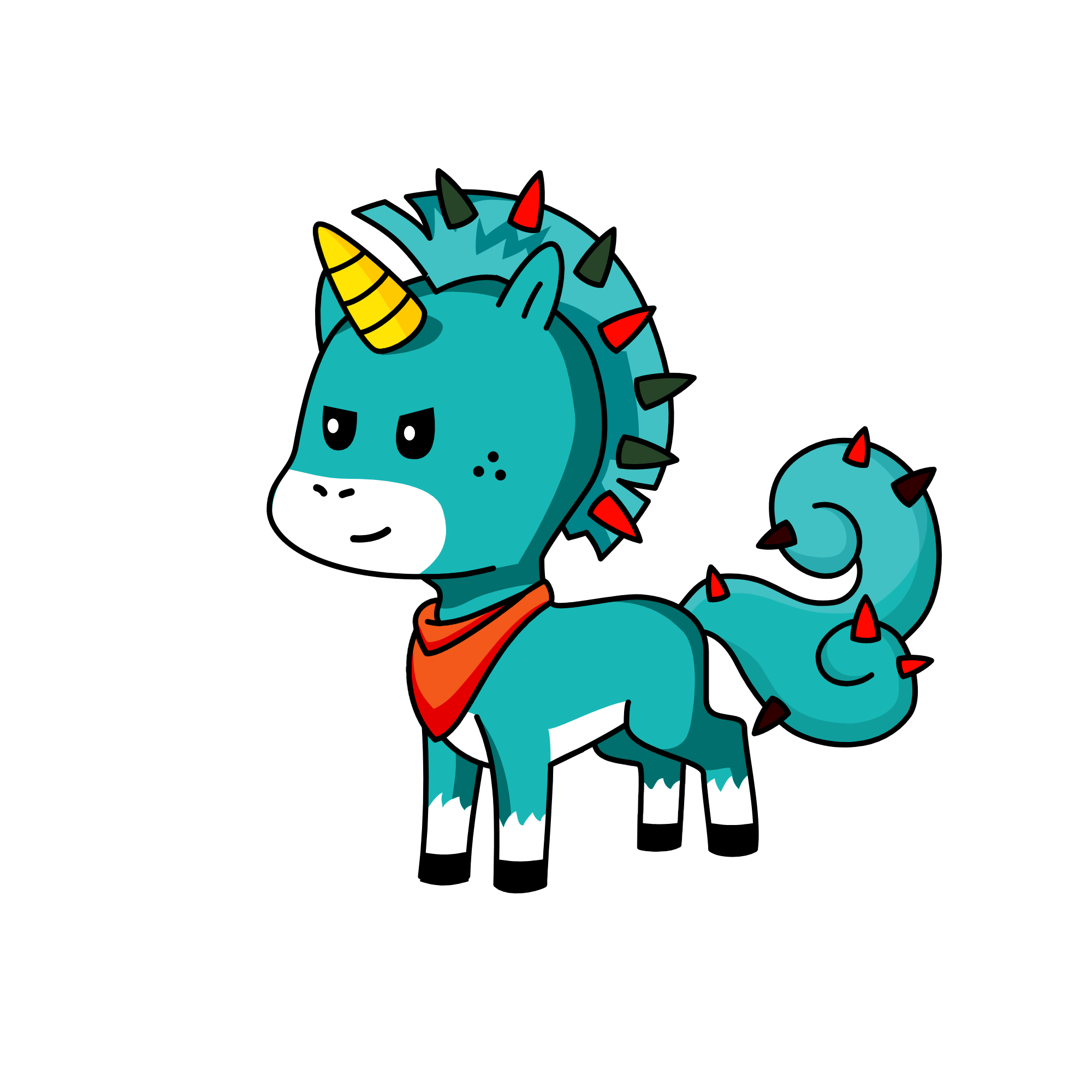 punk, the unicorn