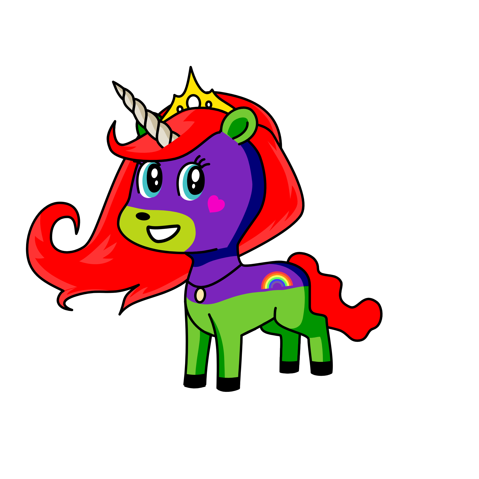 Ariel, the unicorn