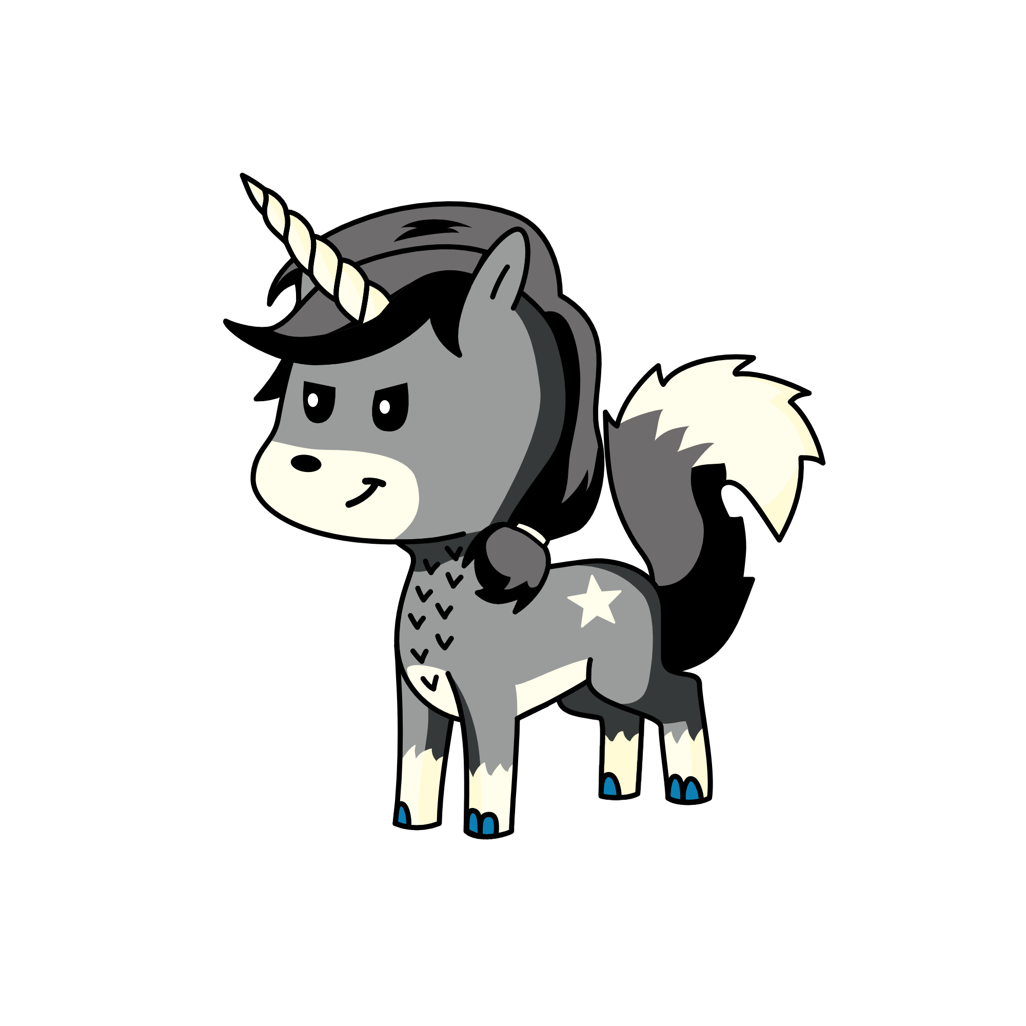 Unialpha, the unicorn
