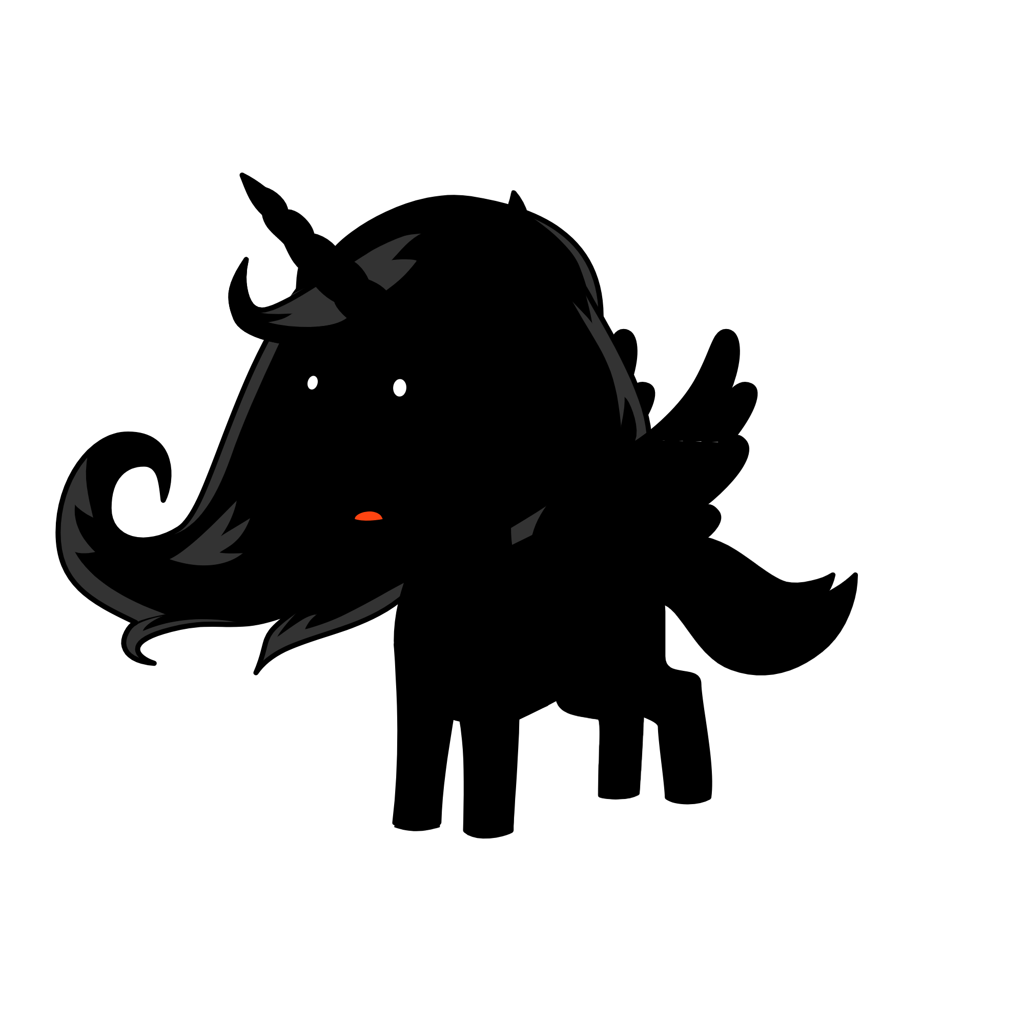 Hello darkest smile friend, the unicorn