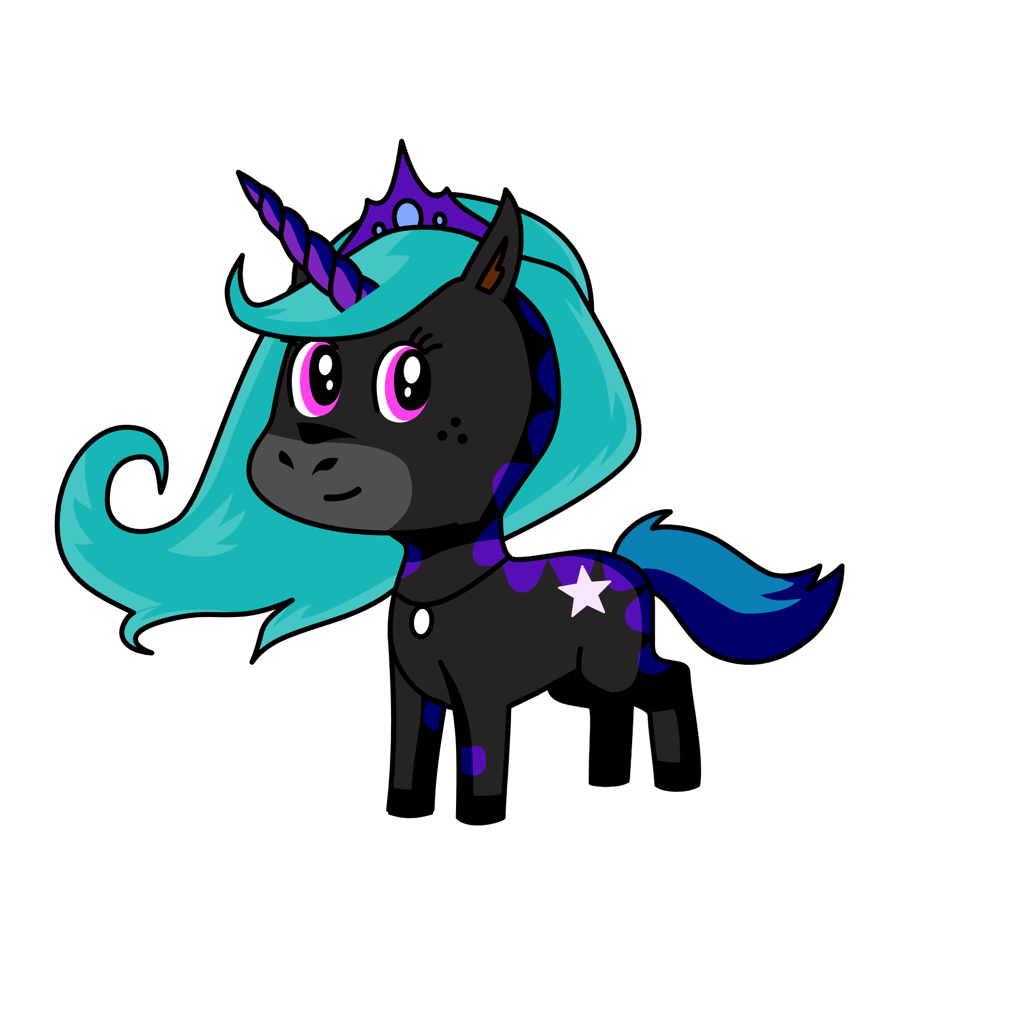 Midnight, the unicorn