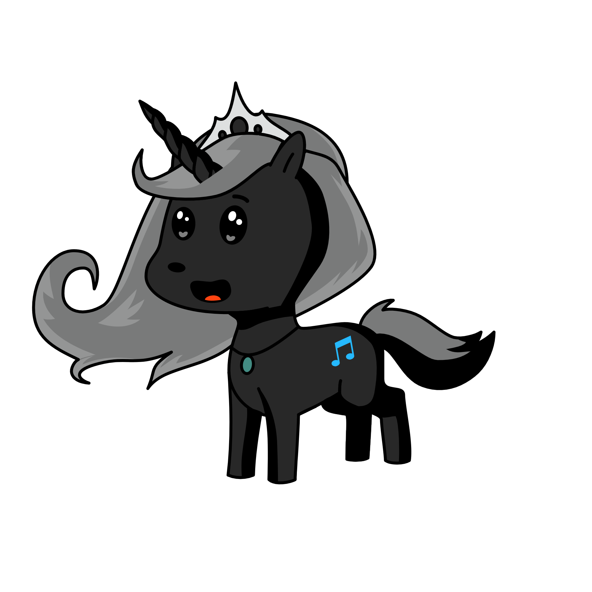 Midnight, the unicorn