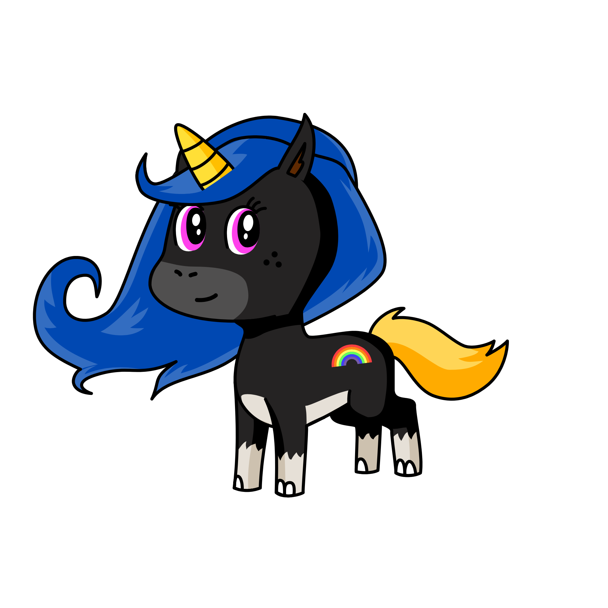 Ponyzoom, the unicorn