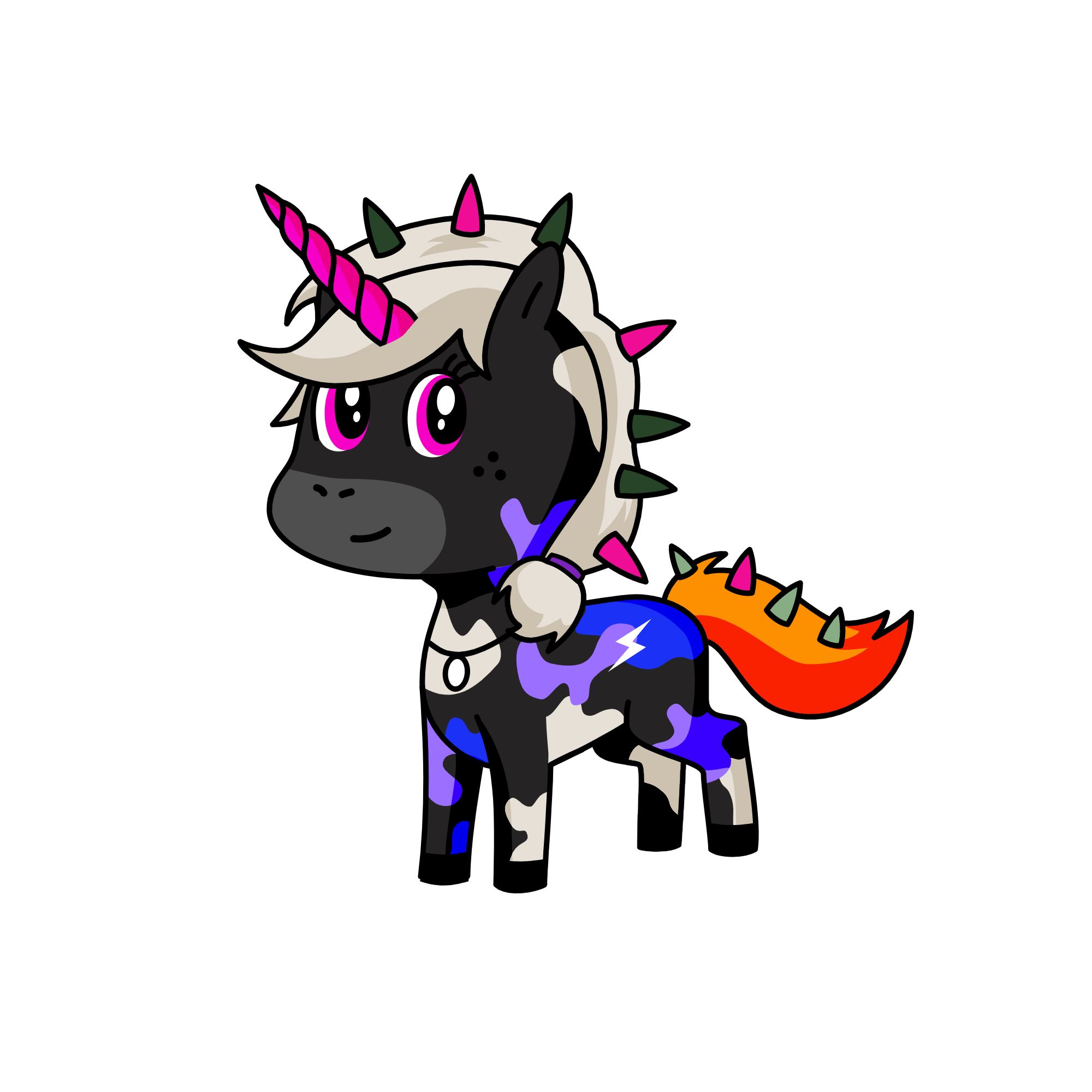 Sparkle Face, the unicorn