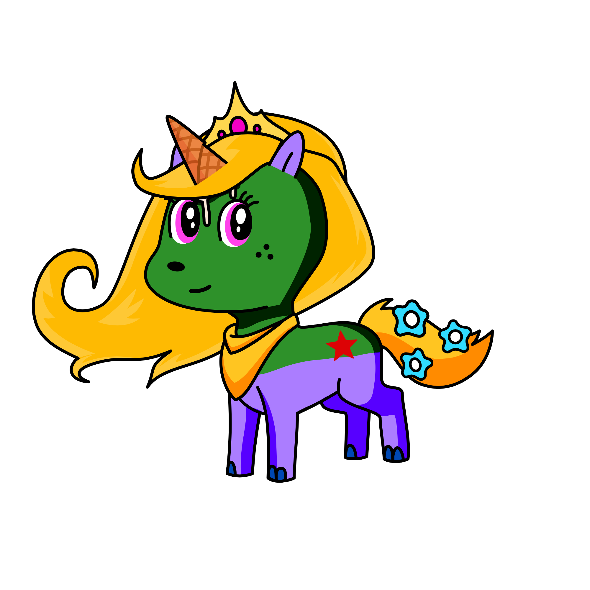 Ice Cream Princess , the unicorn