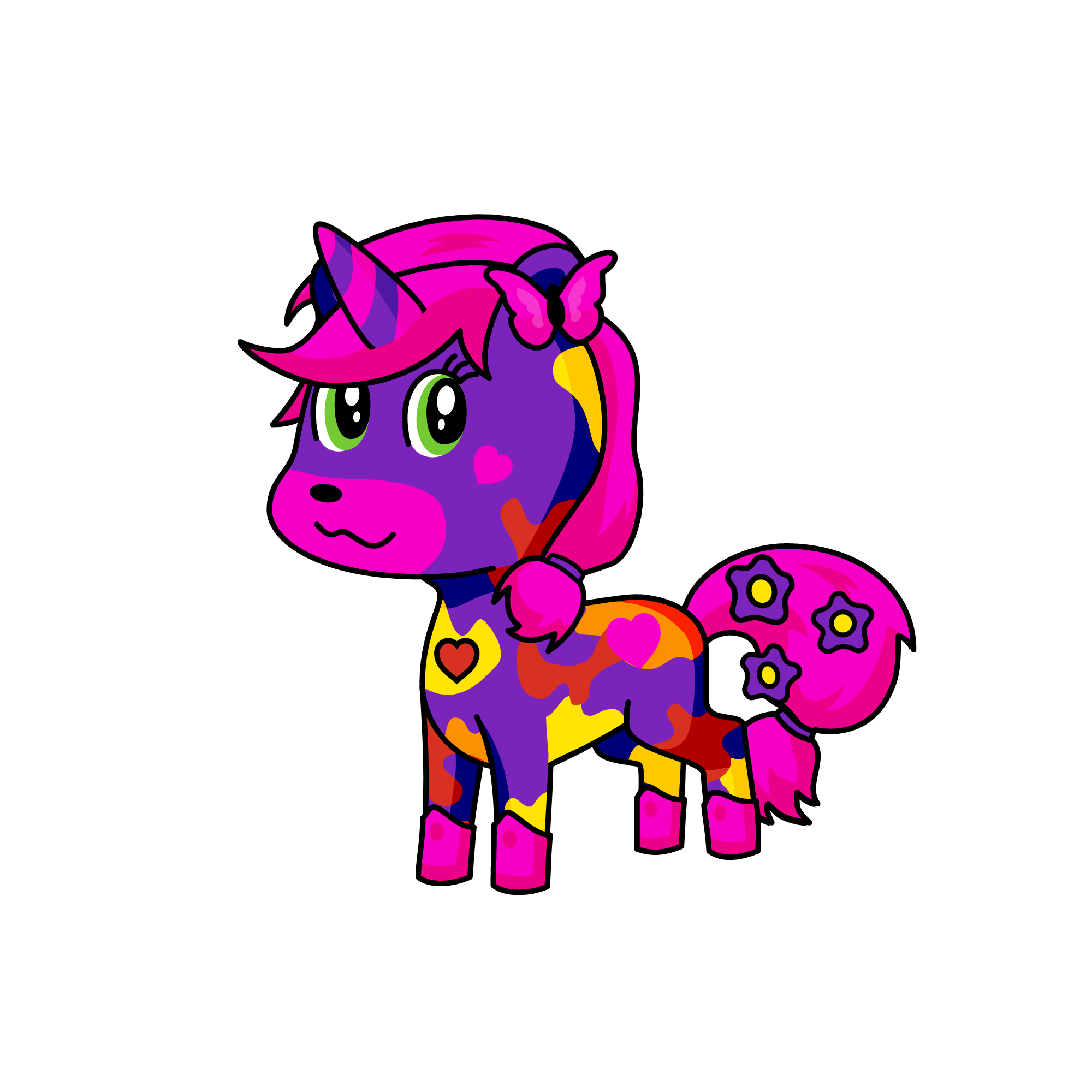 Cupcake, the unicorn