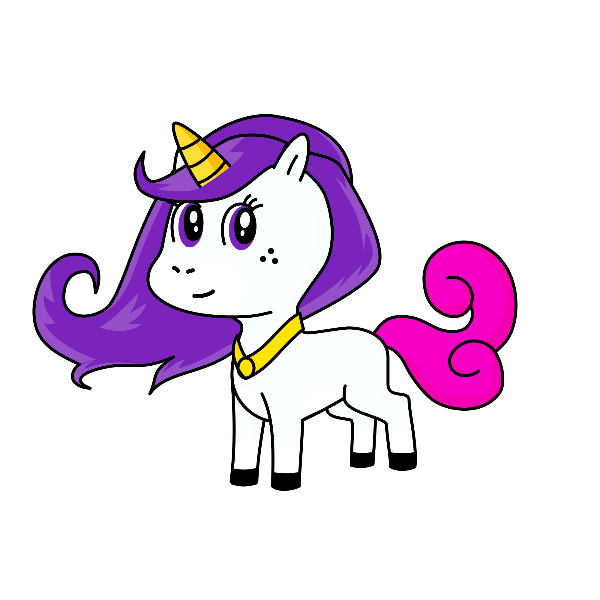 Myia the magical unicorn , the unicorn