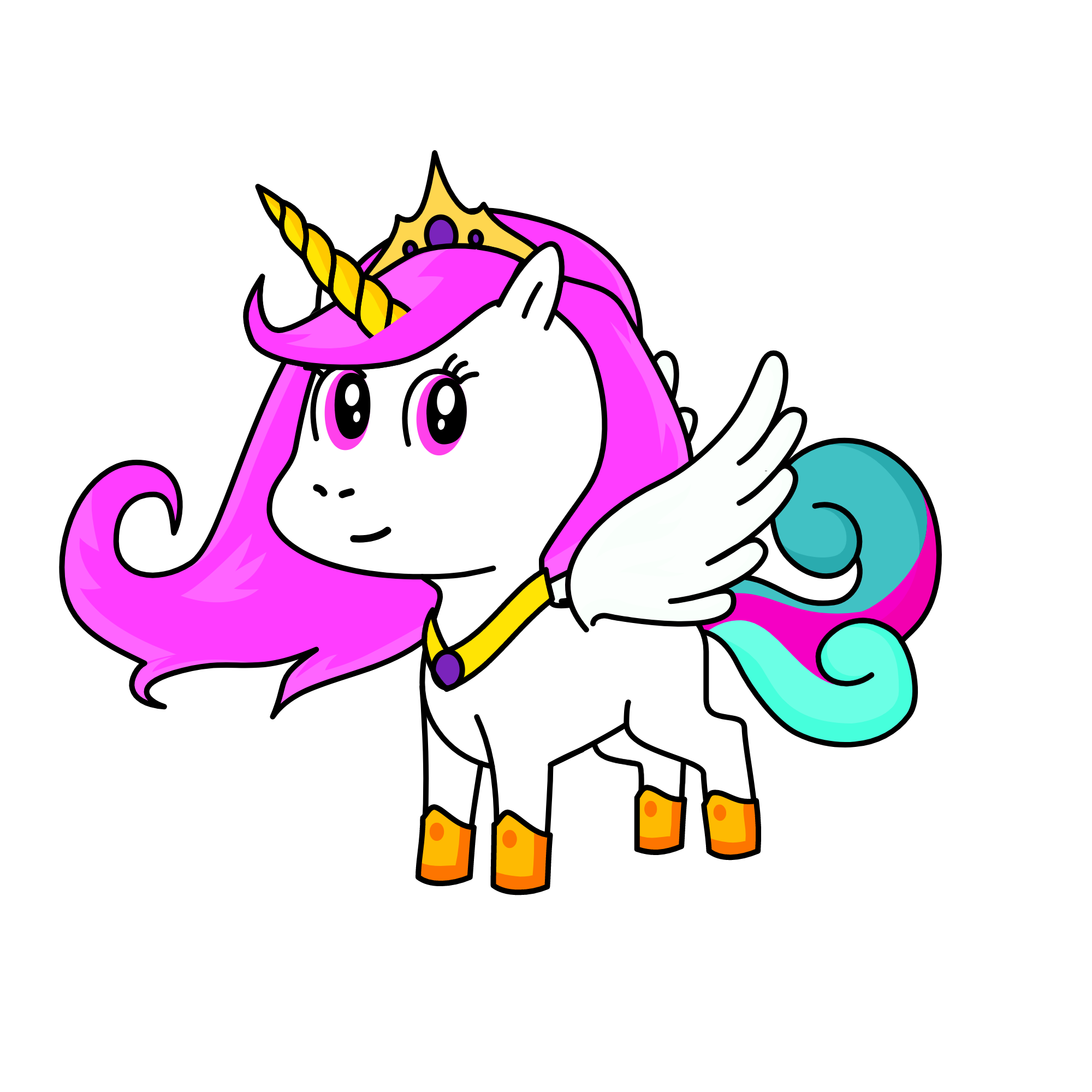 Princess celastia, the unicorn