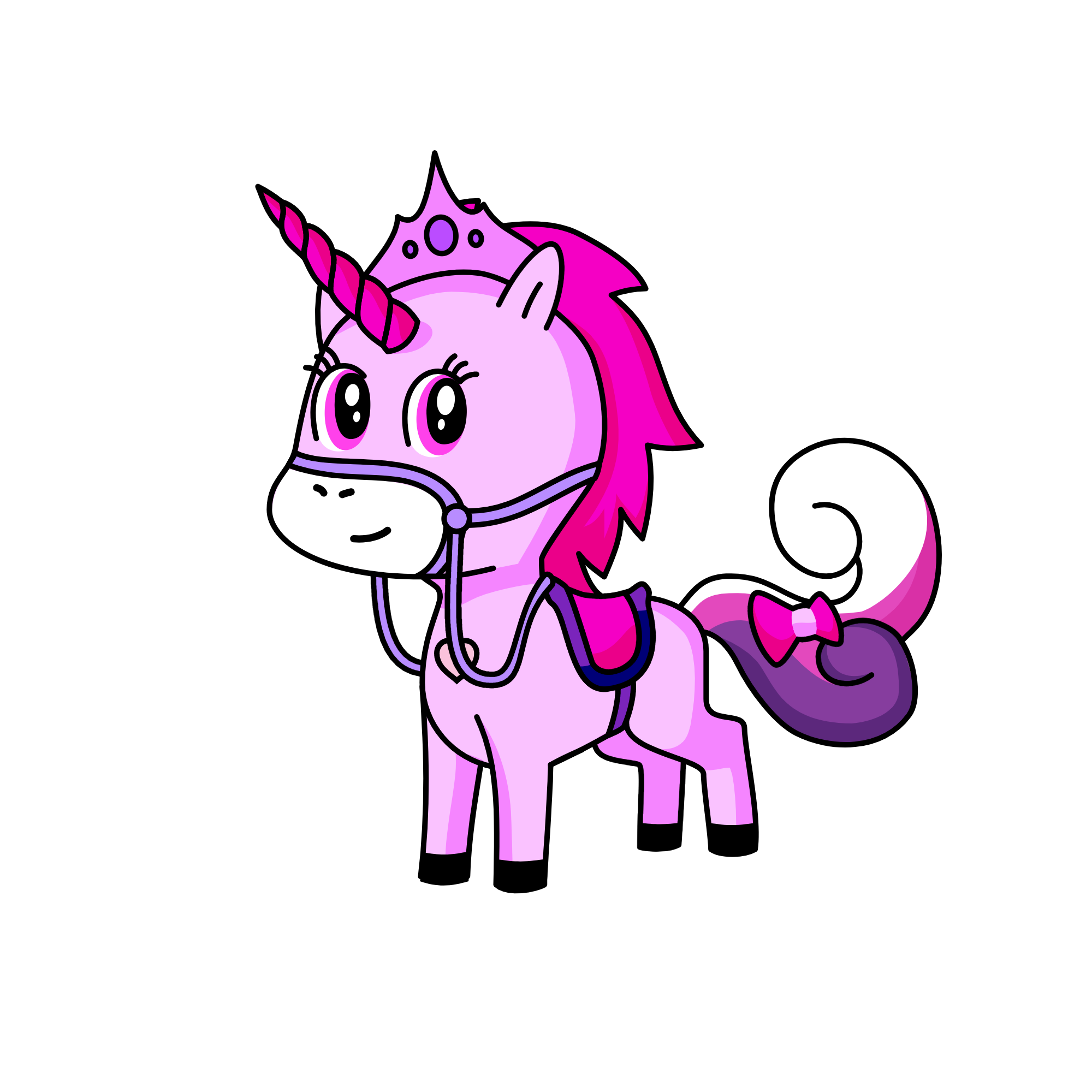 pinky unicorn, the unicorn