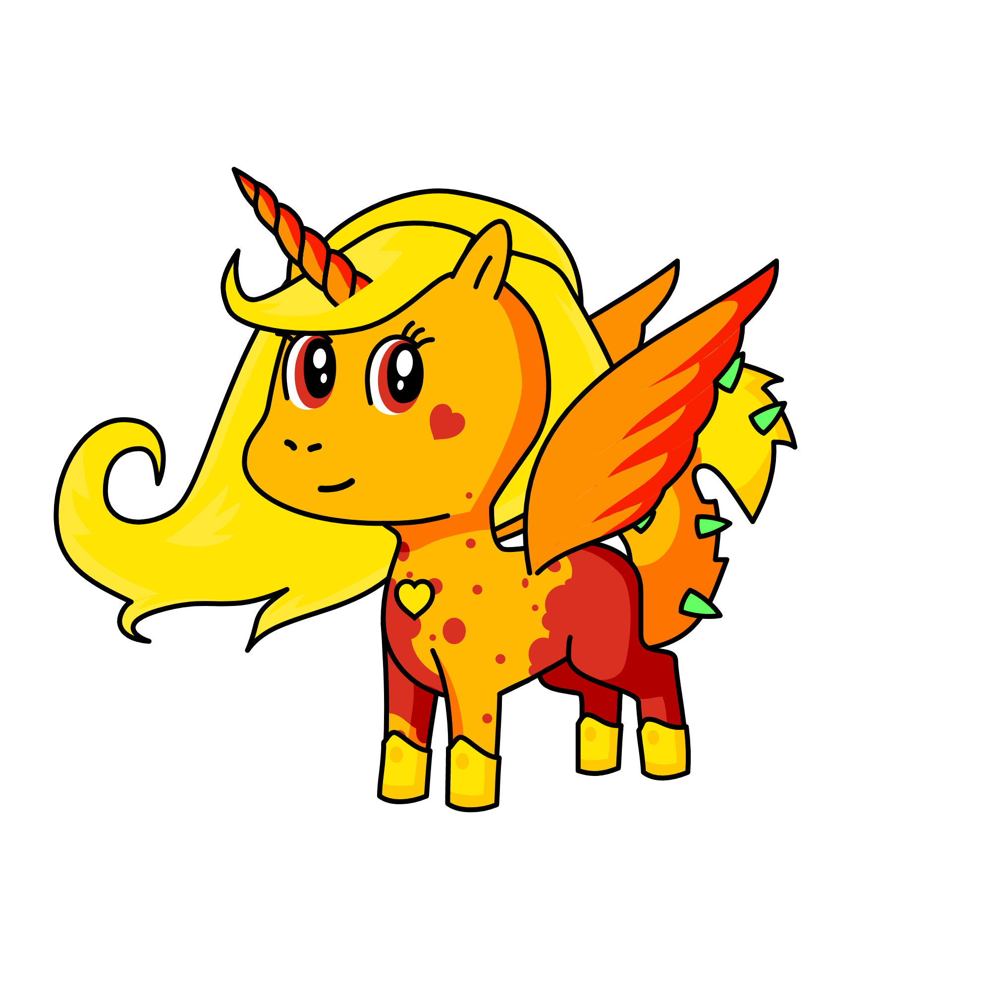 rein the fearless warrior, the unicorn