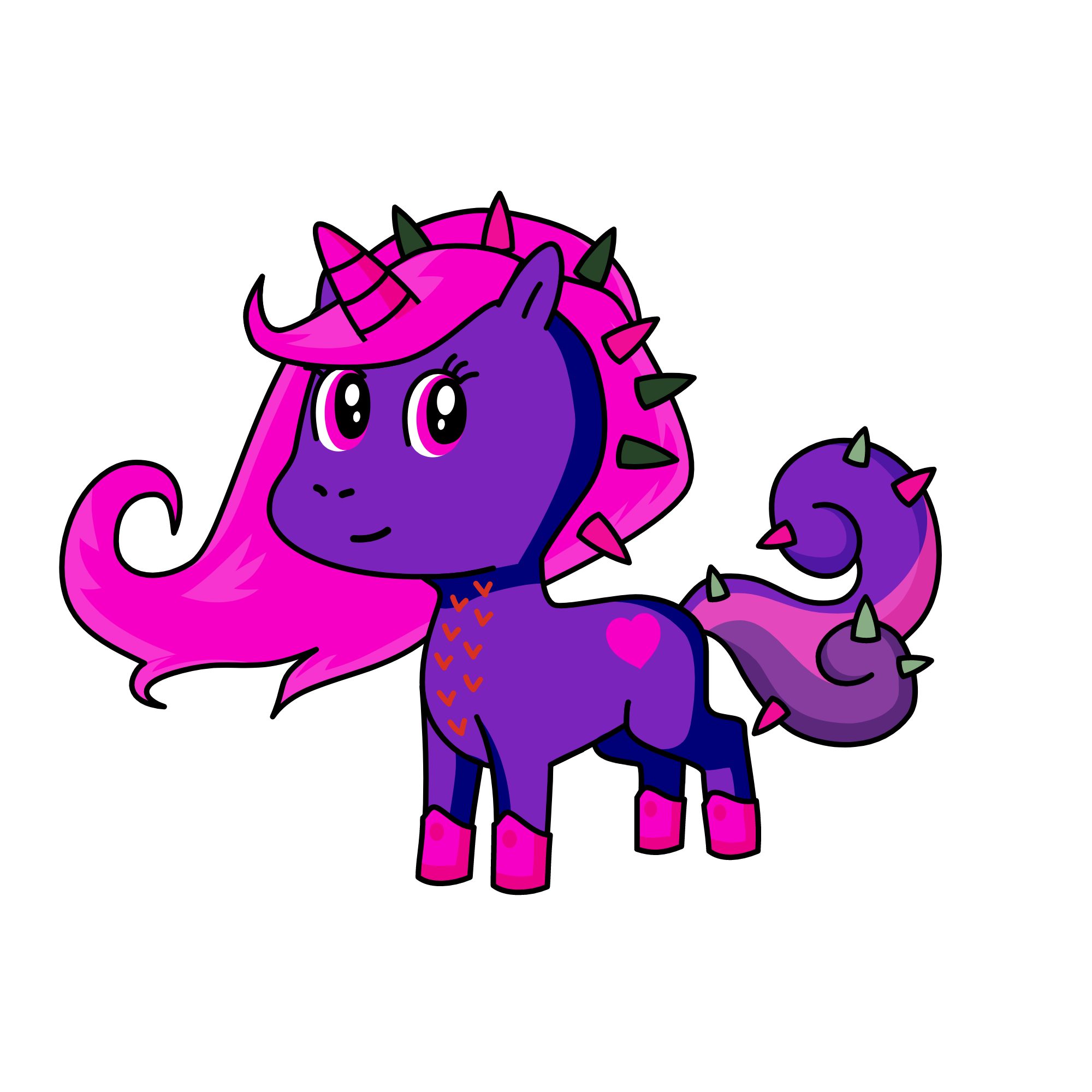 the misunderstooded unicorn, the unicorn