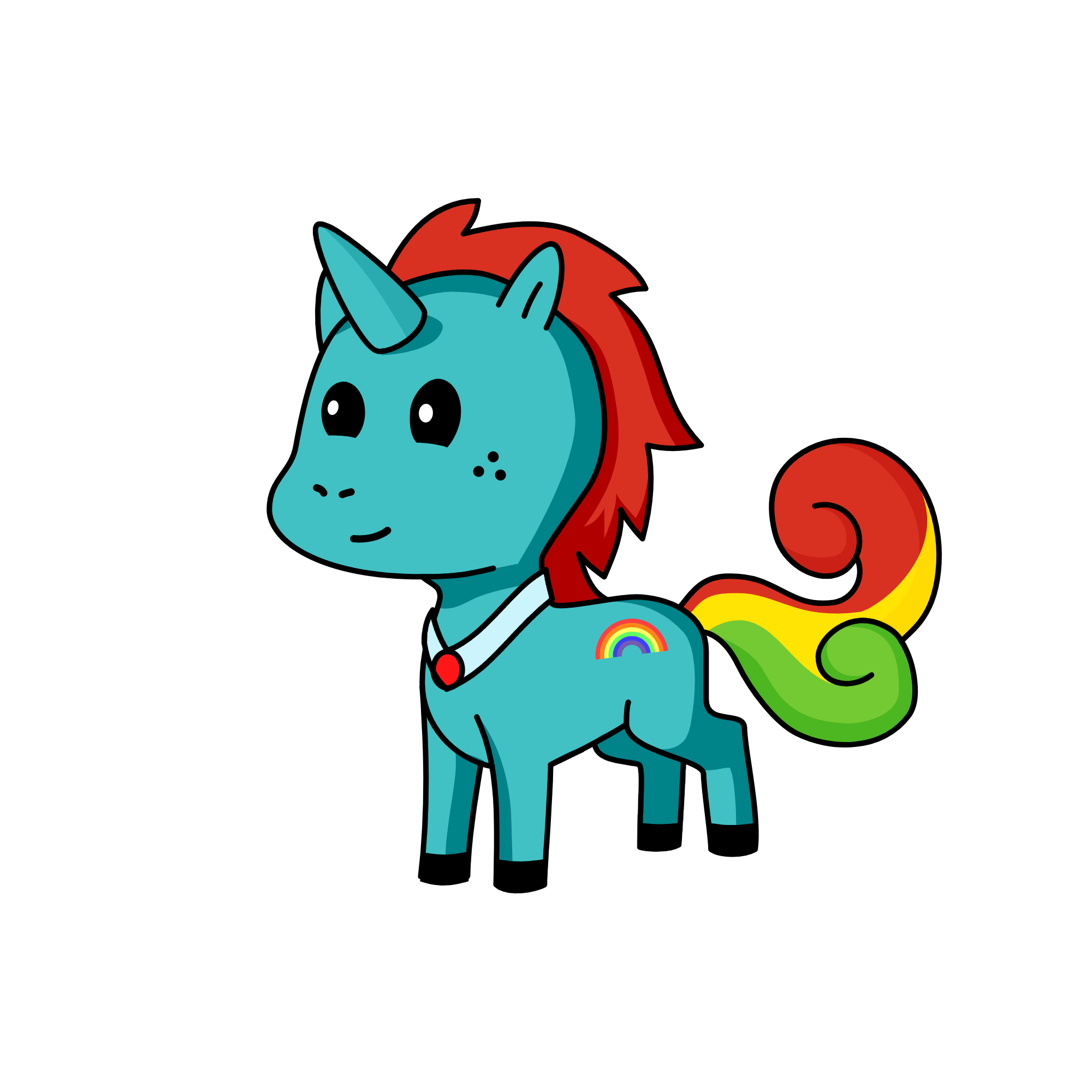 dashie, the unicorn