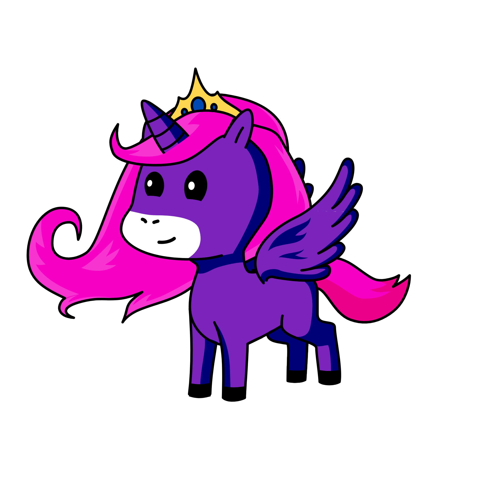 princess, the unicorn