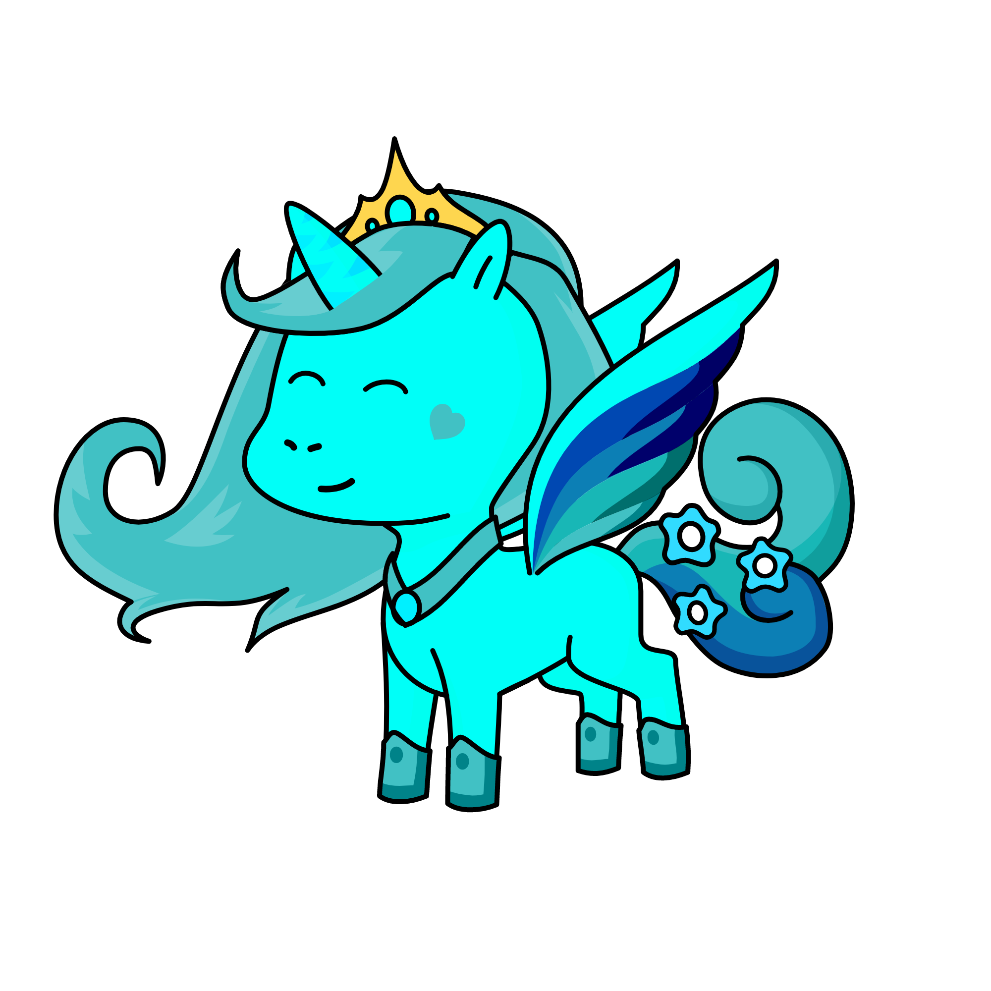princess iceheart, the unicorn