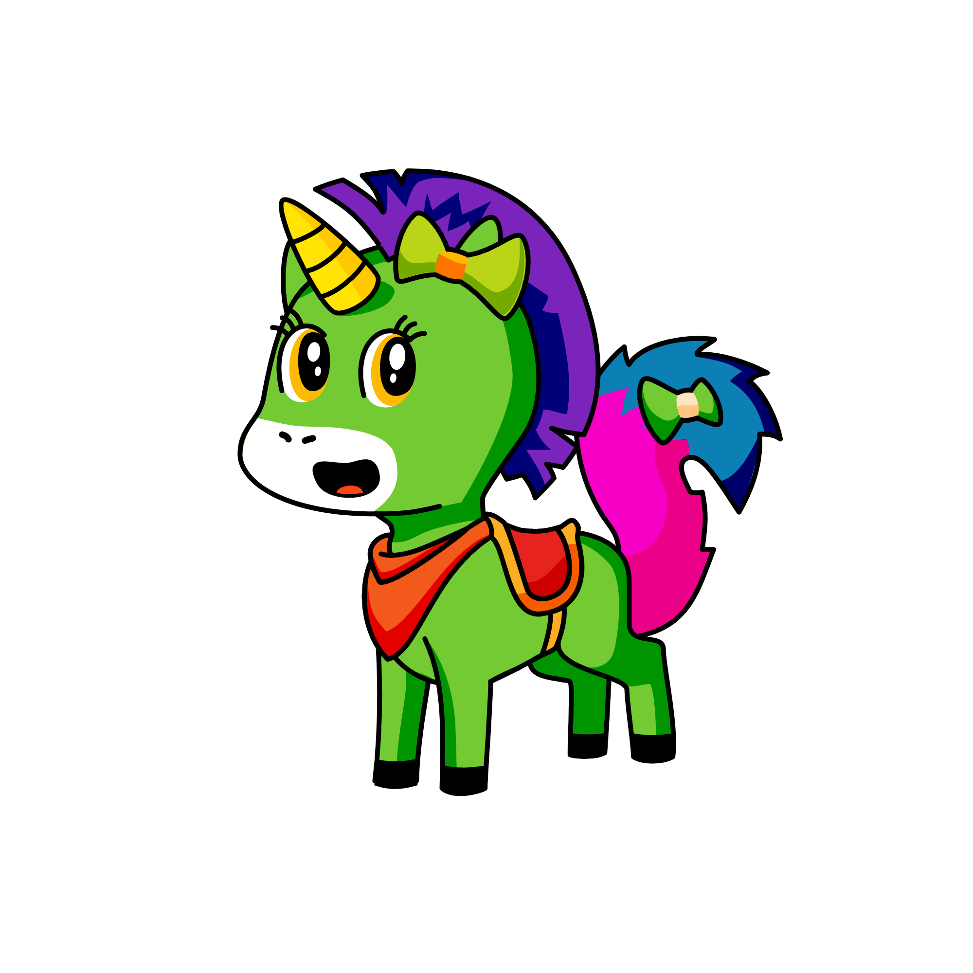 Sun, the unicorn