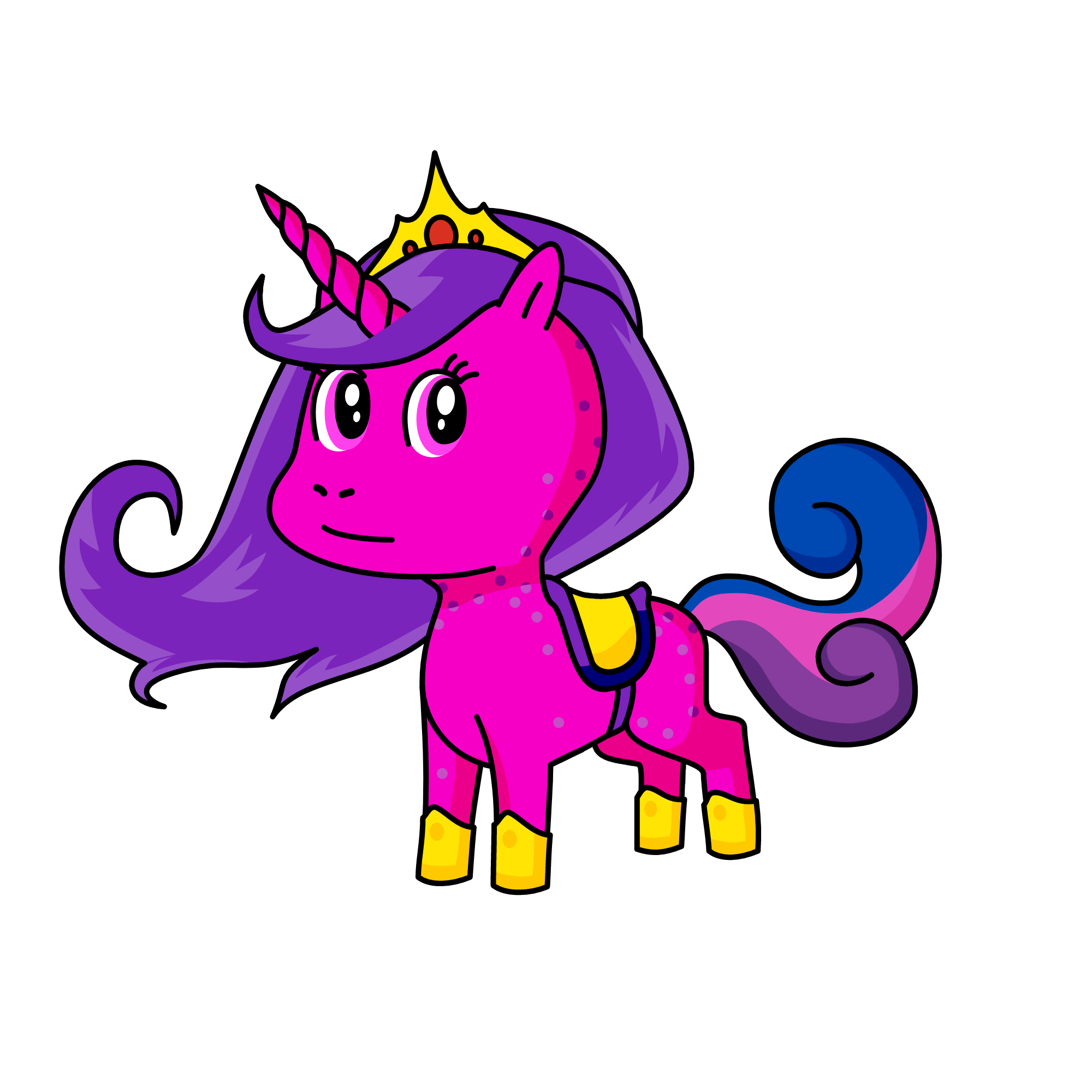 Luna Princess of the Moon, the unicorn