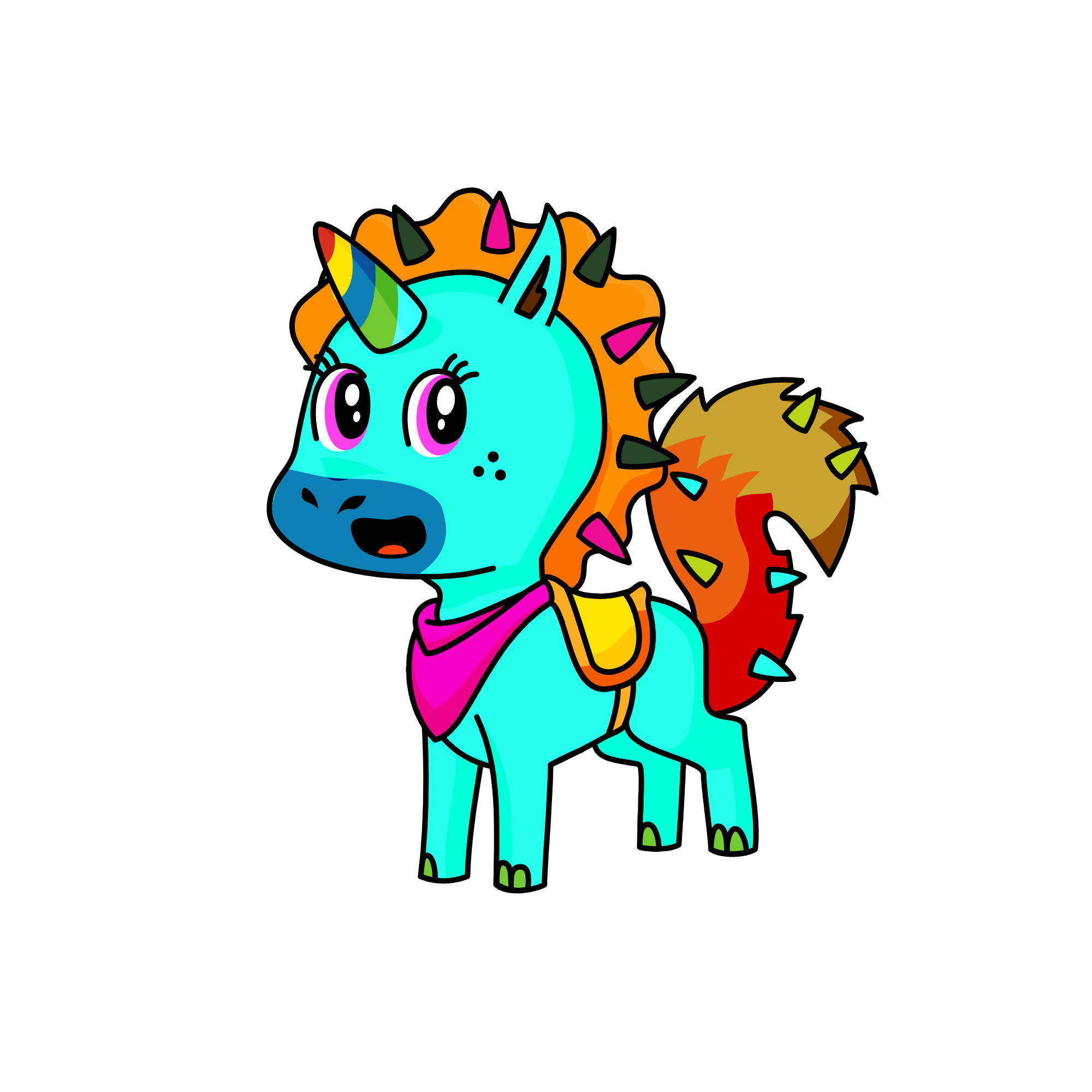 Preston, the unicorn